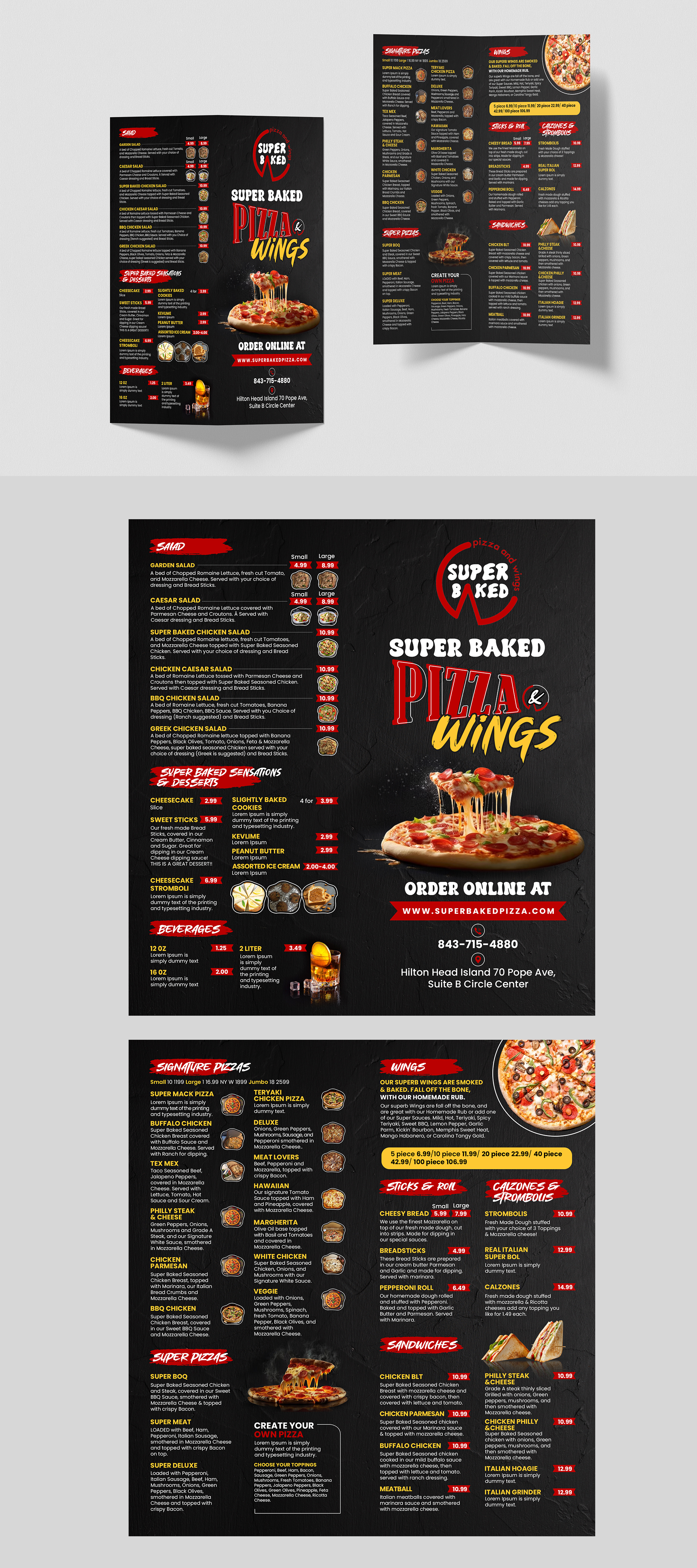 Menu Design by debdesign for this project | Design #32423482