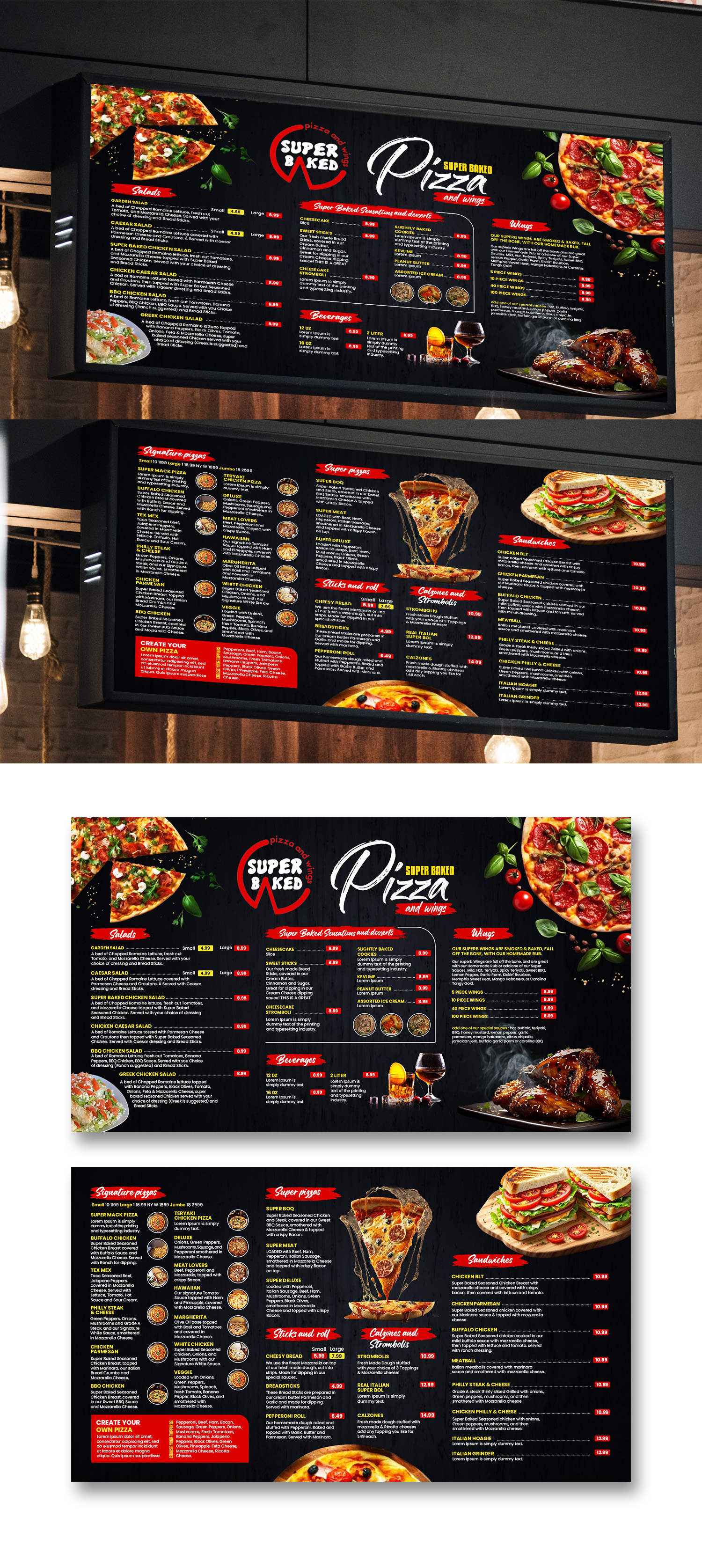 Menu Design by debdesign for this project | Design #32424139