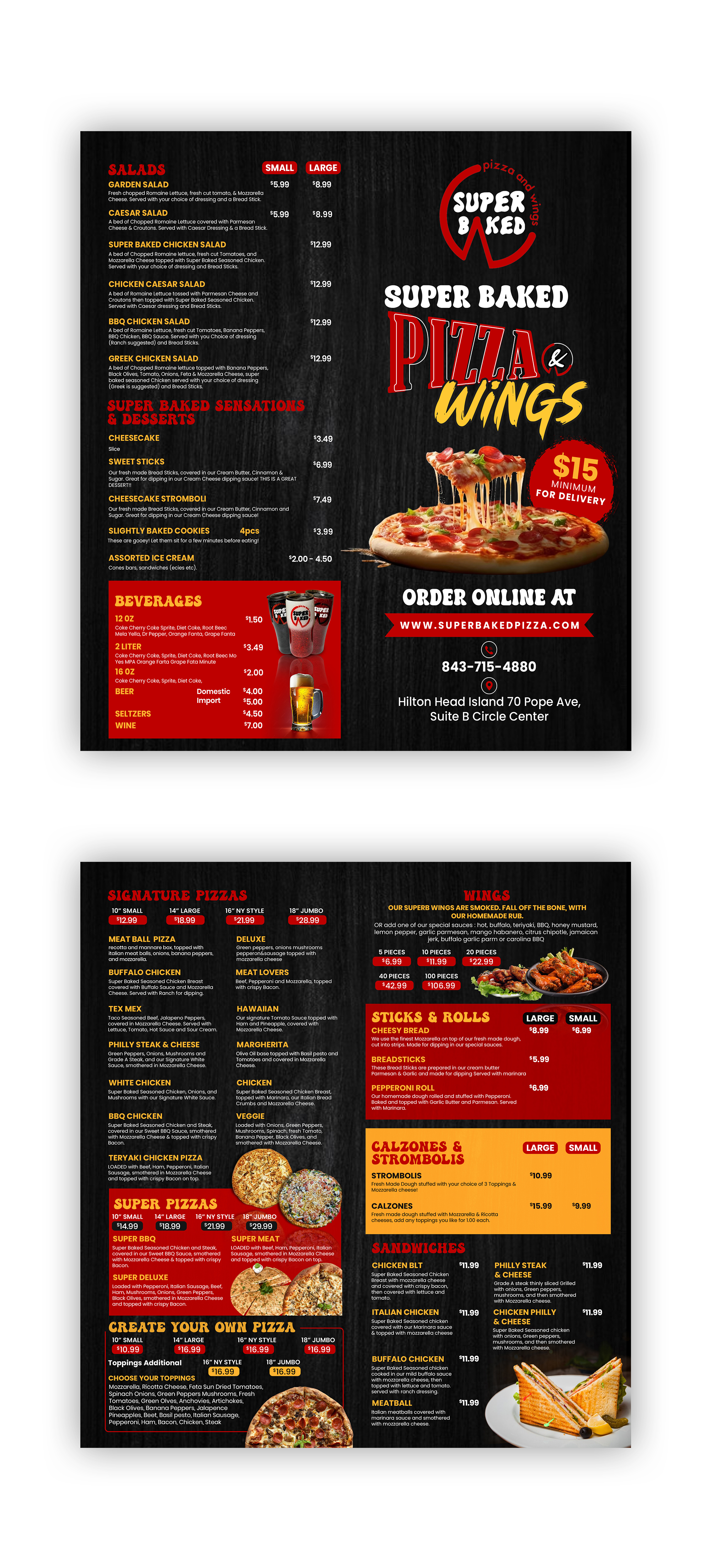 Menu Design by debdesign for this project | Design #32429219