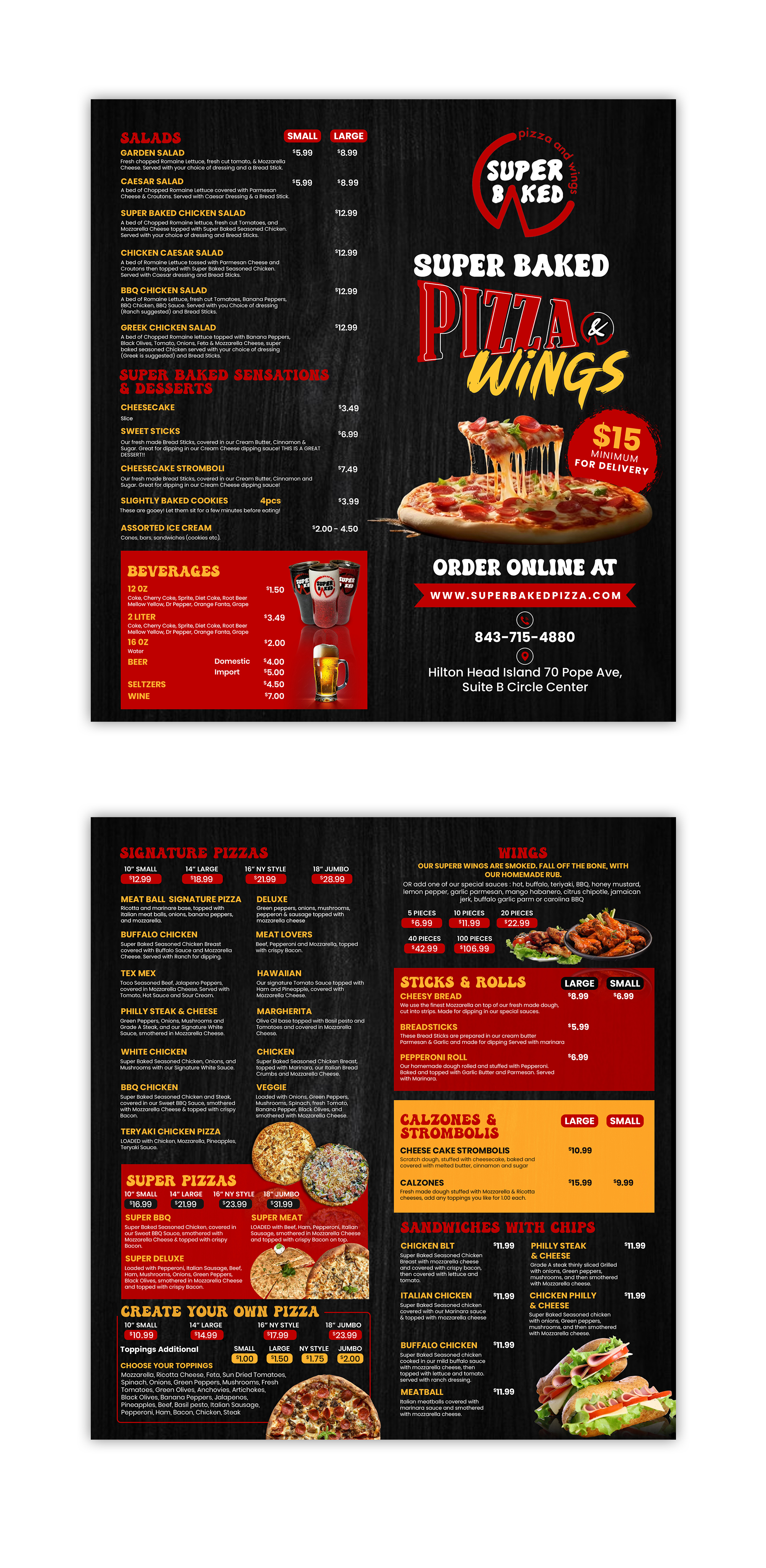 Menu Design by debdesign for this project | Design #32451917