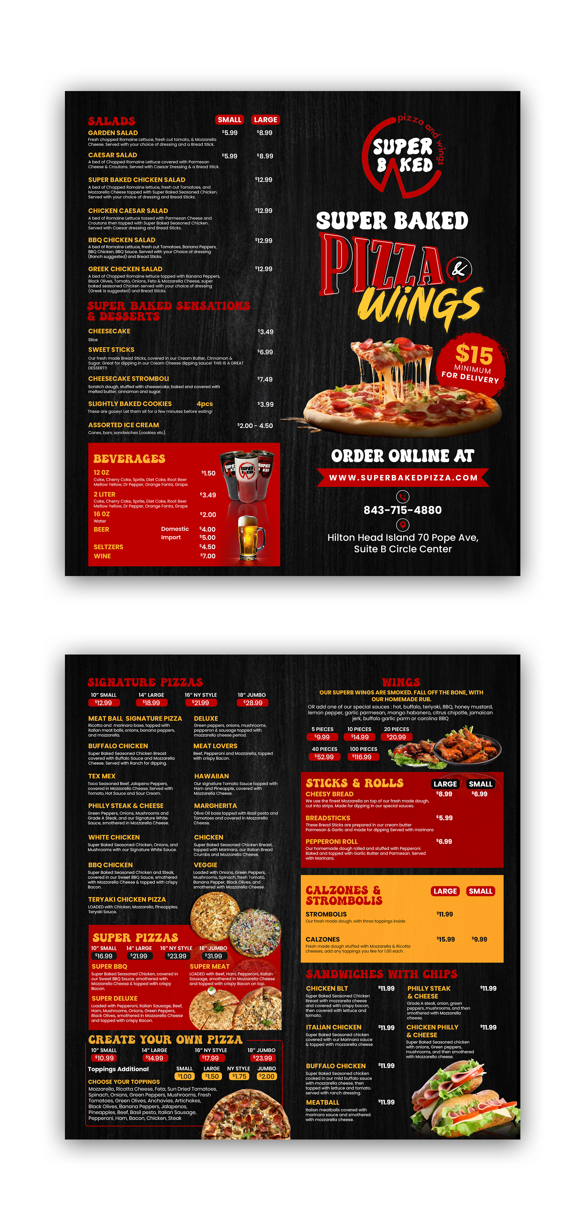Menu Design by debdesign for this project | Design #32468751