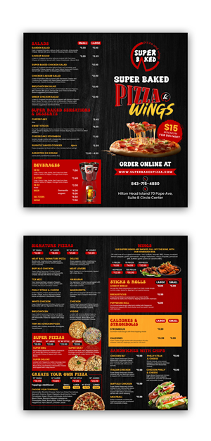 Menu Design by debdesign for this project | Design: #32468751