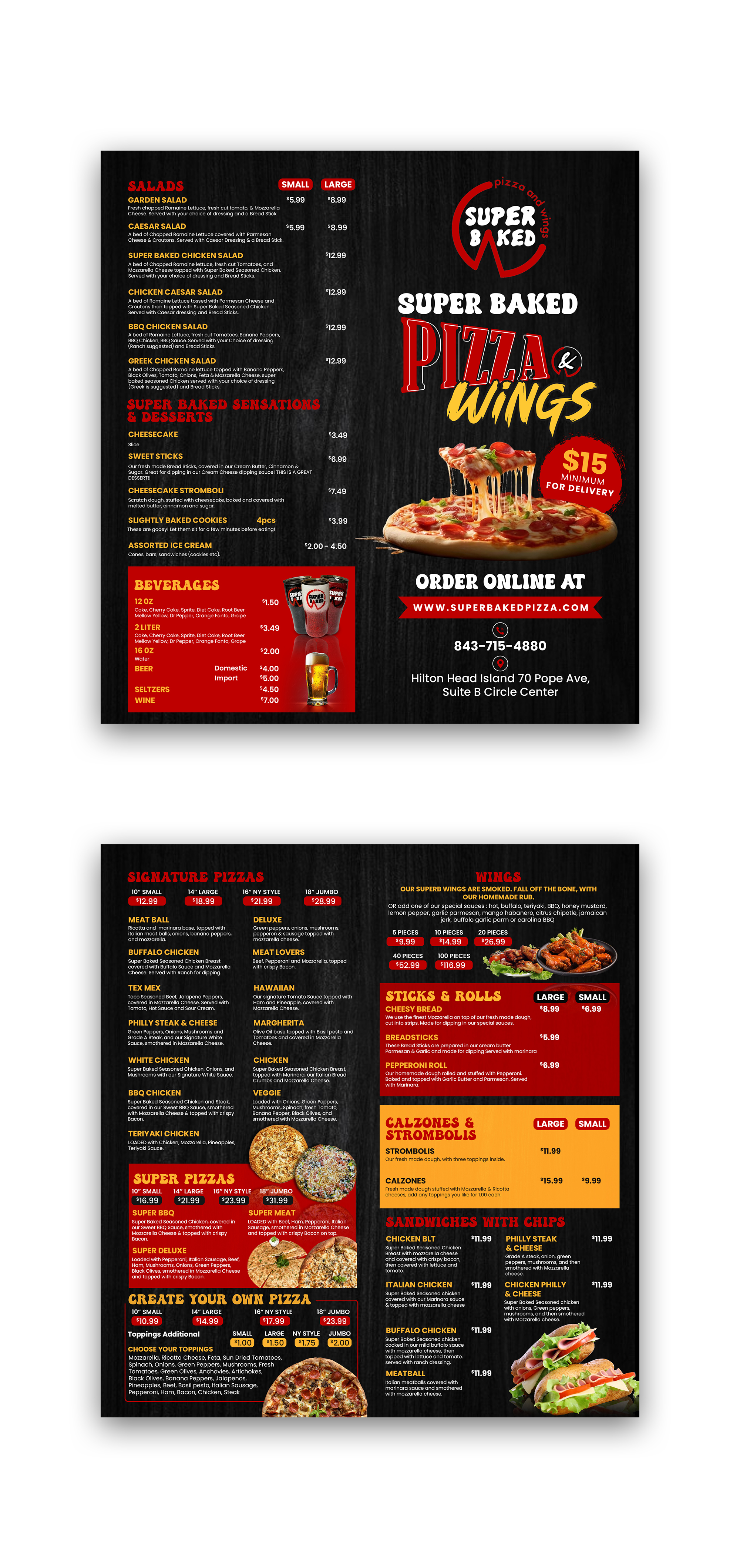 Menu Design by debdesign for this project | Design #32471293