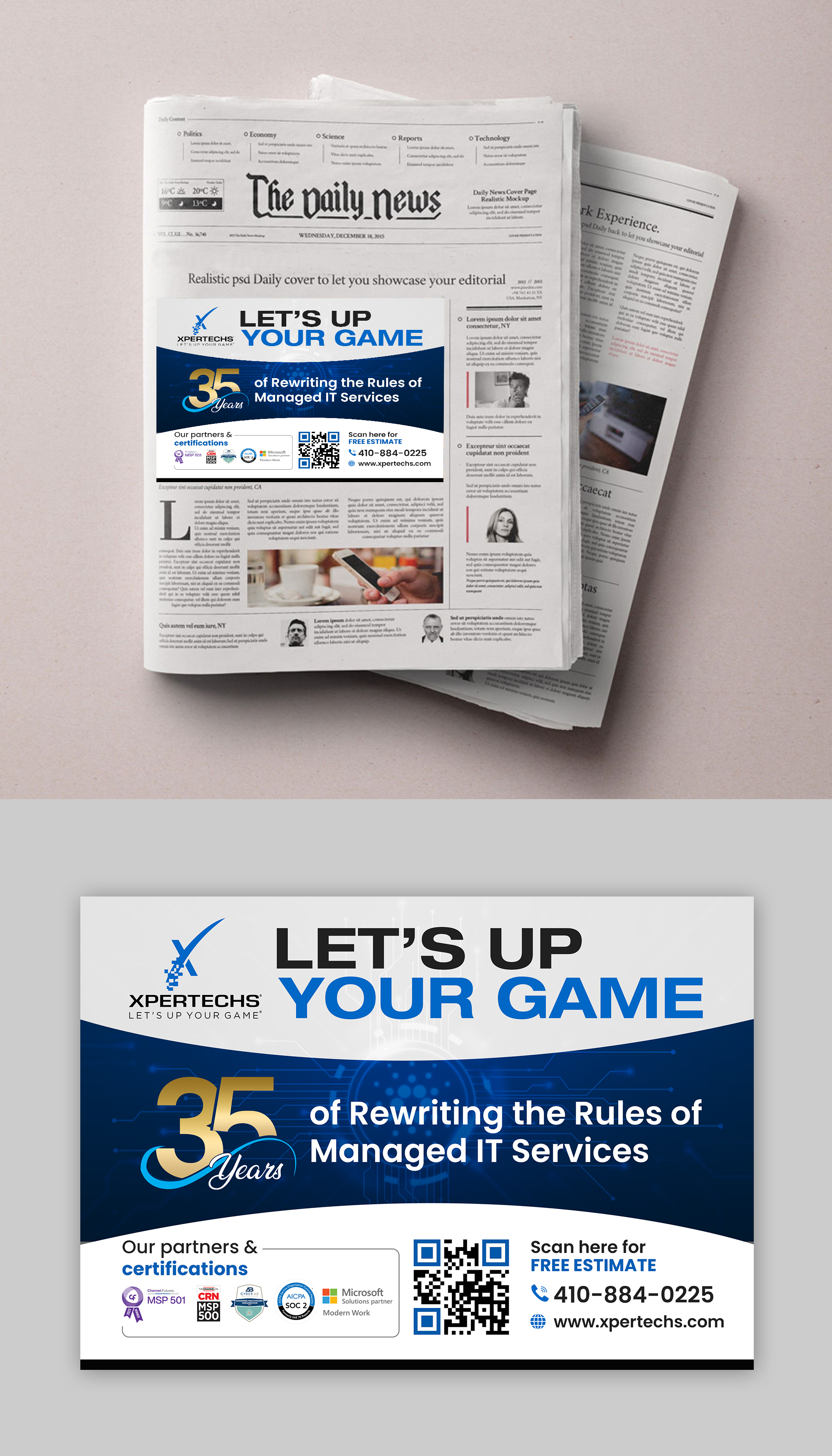 Flyer Design by debdesign for XPERTECHS | Design #32400142