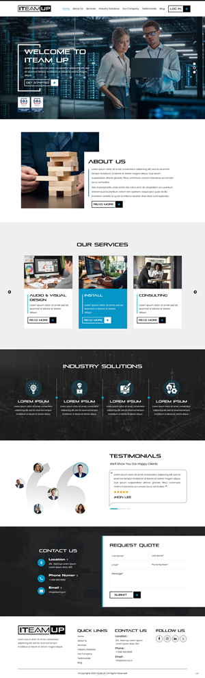 Web Design by pb for this project | Design: #32407101