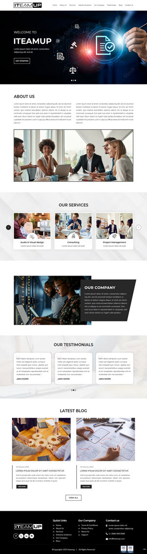 Web Design by pb for this project | Design: #32407111
