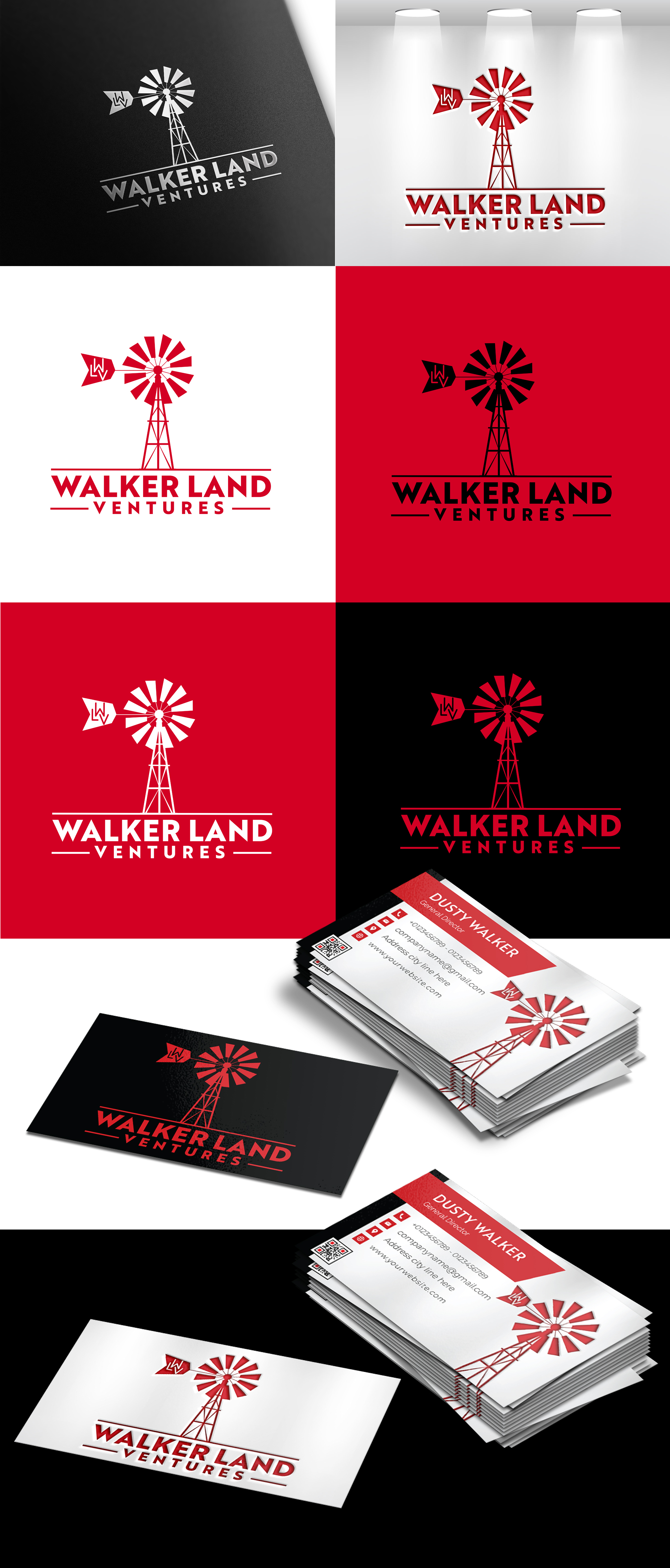 Logo Design by Jelena B for Walker Land Ventures | Design: #32408904