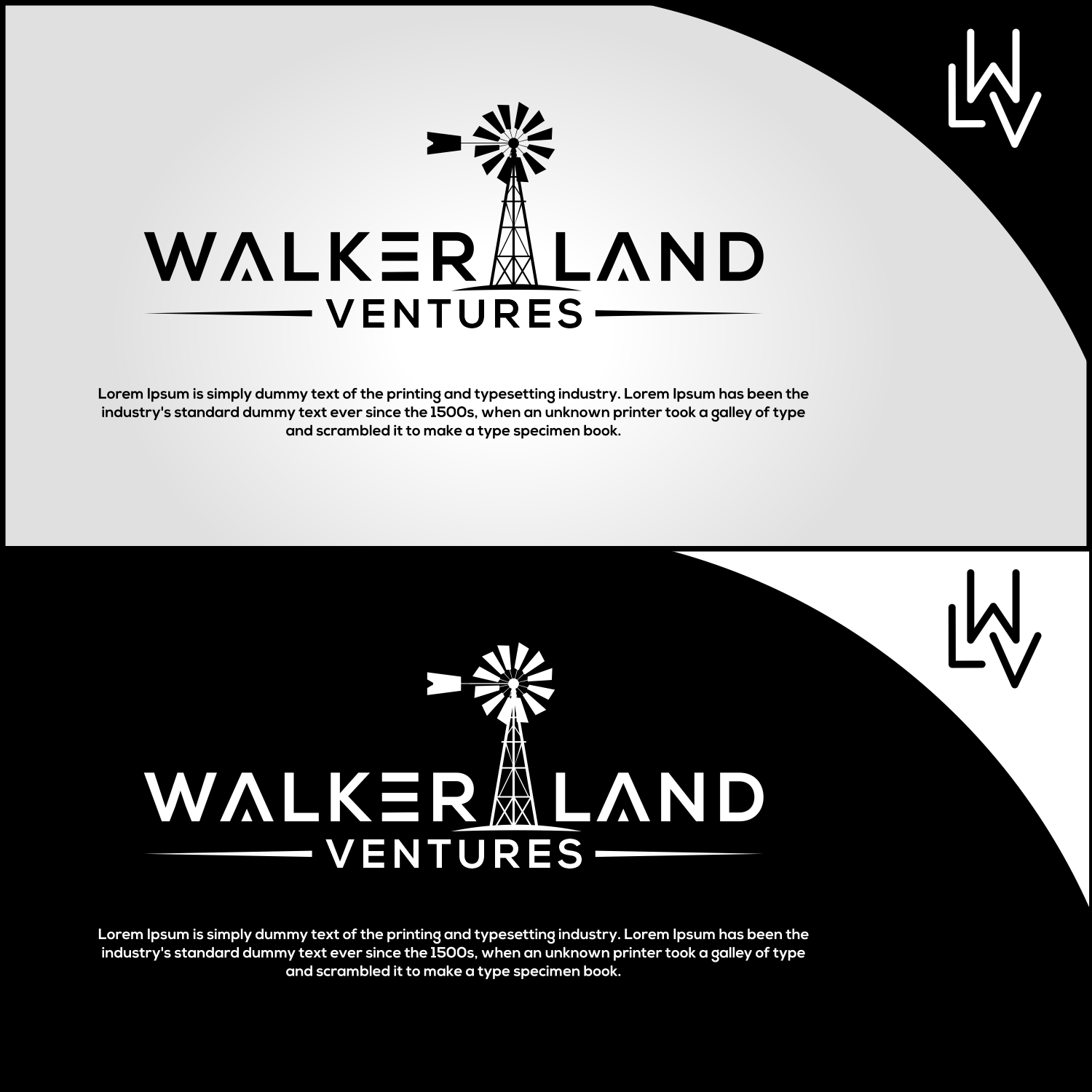 Bold, Serious, Real Estate / Land Logo Design for Walker Land Ventures