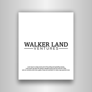Diseño de Logo por Abigaill_design para Walker Land Ventures | Diseño: #32406106