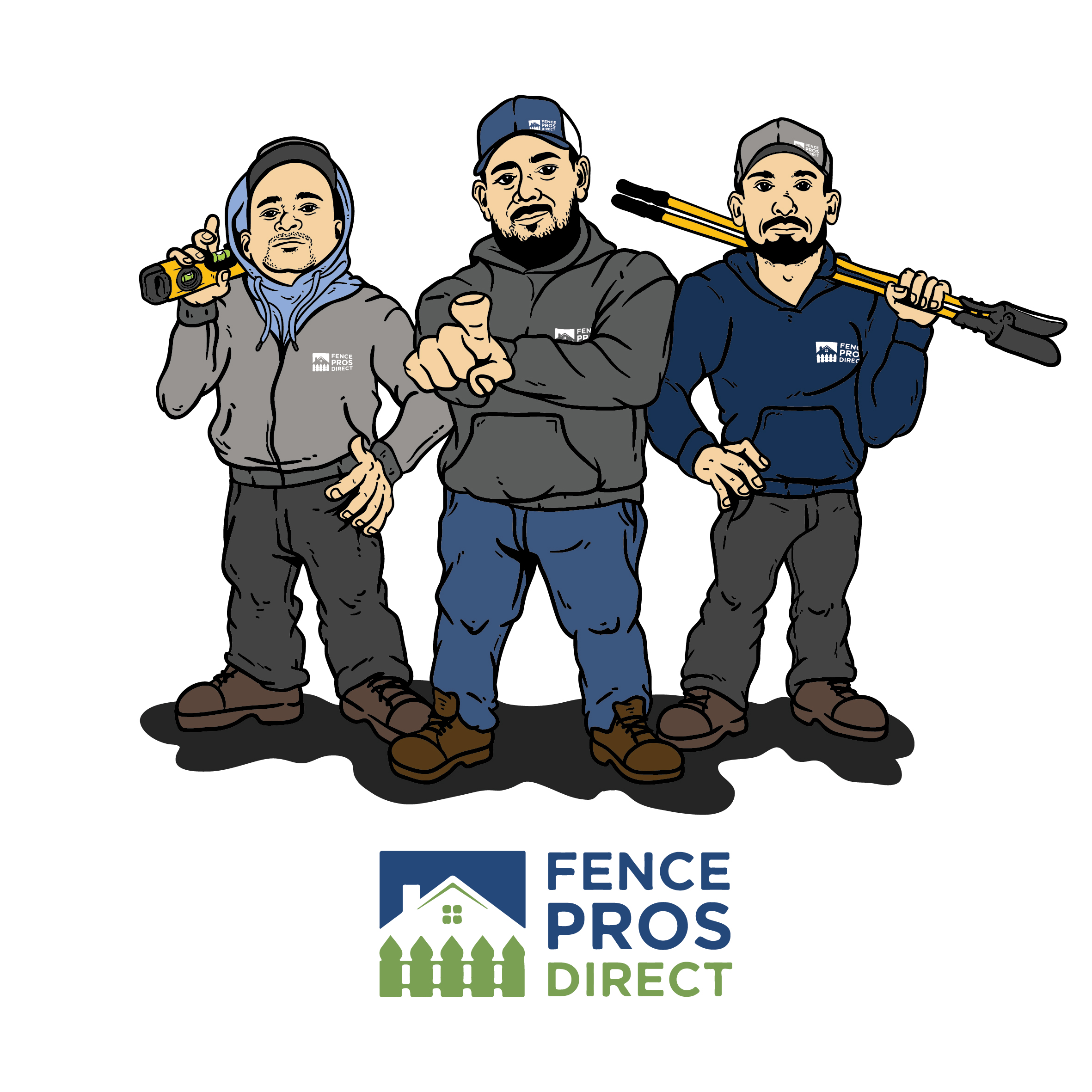 Character Design by tulikur27 for Fence Pros Direct | Design #32413996