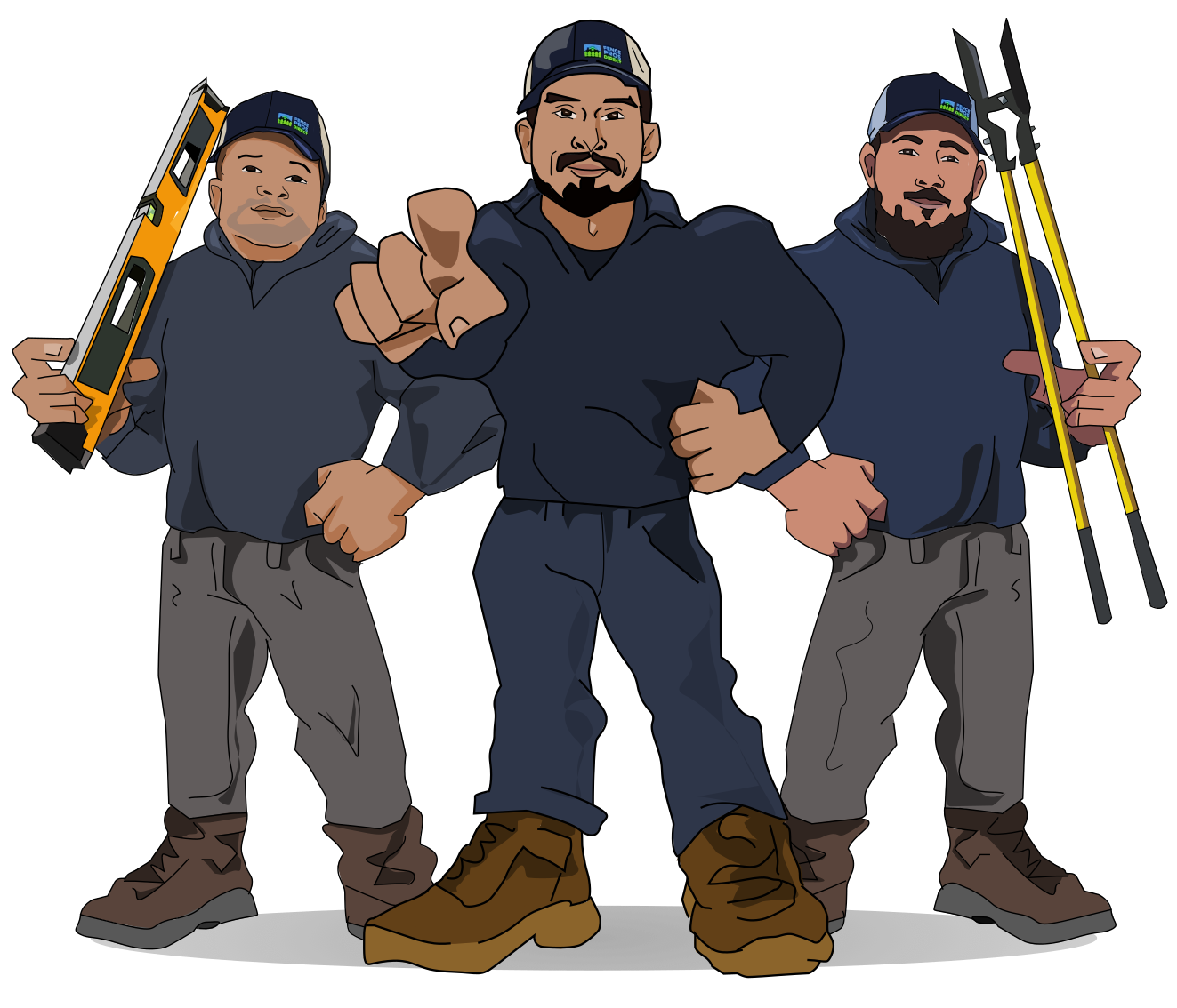 Character Design by Mario Bianchi for Fence Pros Direct | Design #32414253