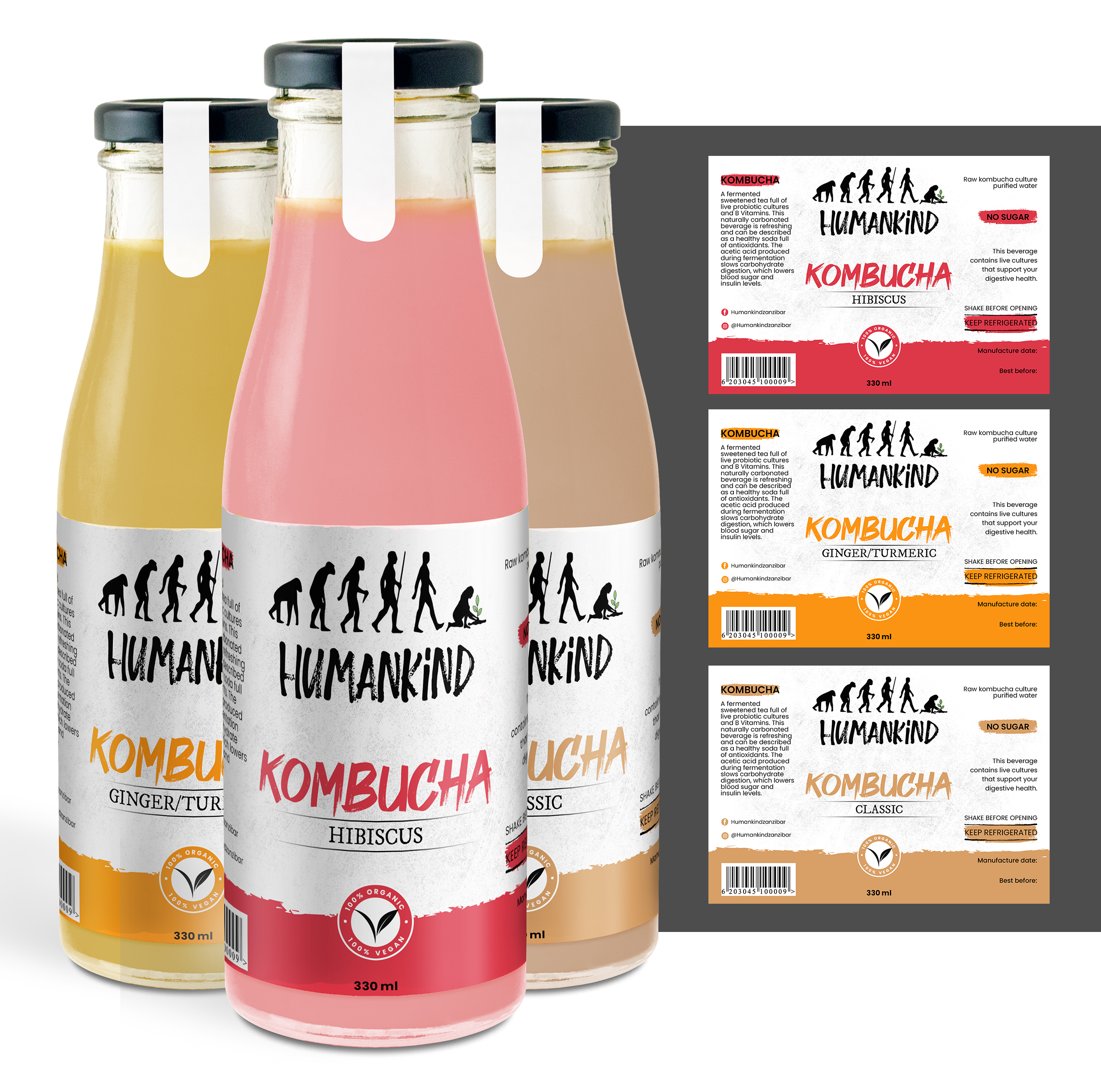 Design Étiquette par Graphic Storm pour Humankind Ltd | Design #32426910