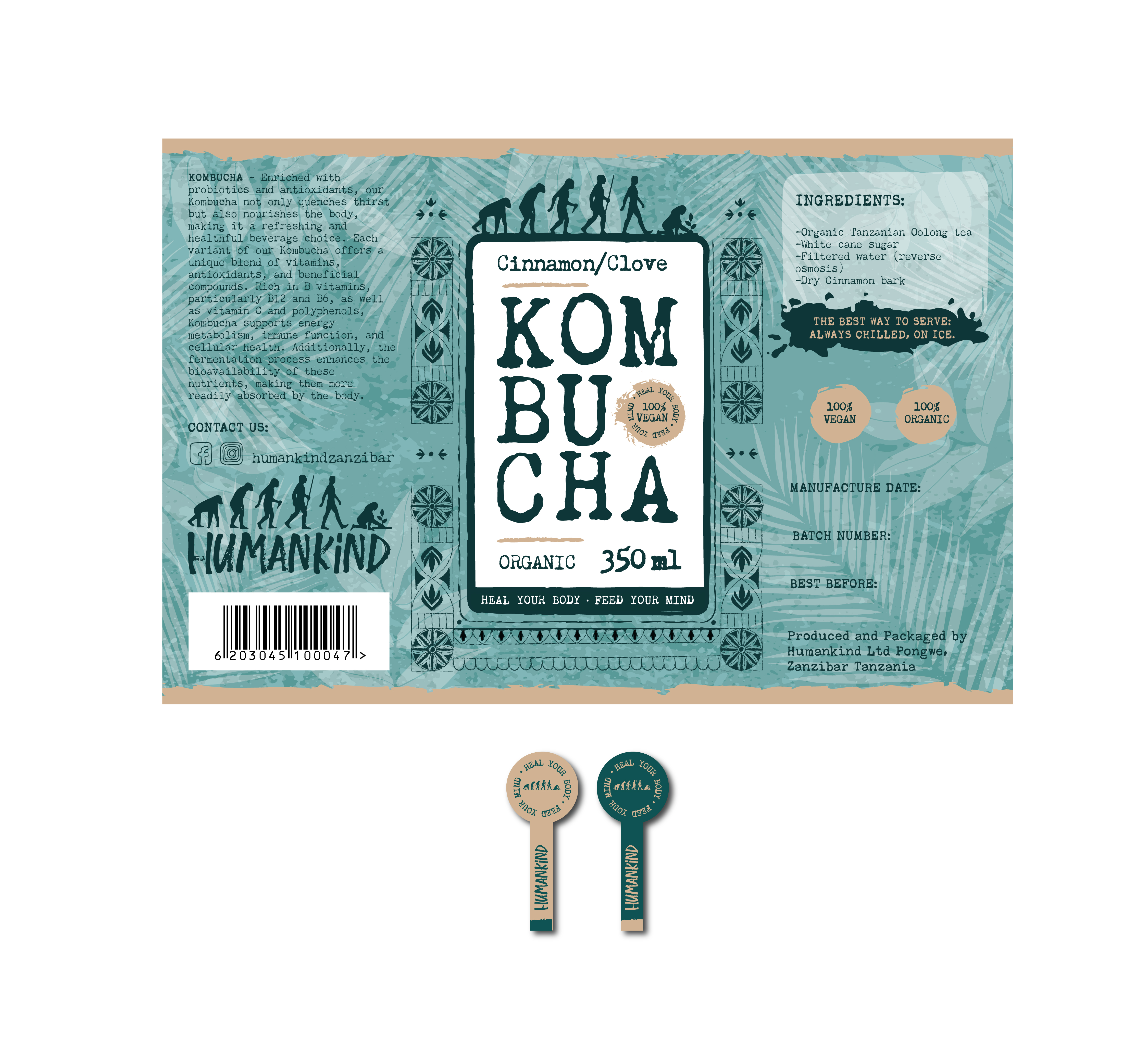 Label Design by Karina Cavaco for Humankind Ltd | Design #32475453
