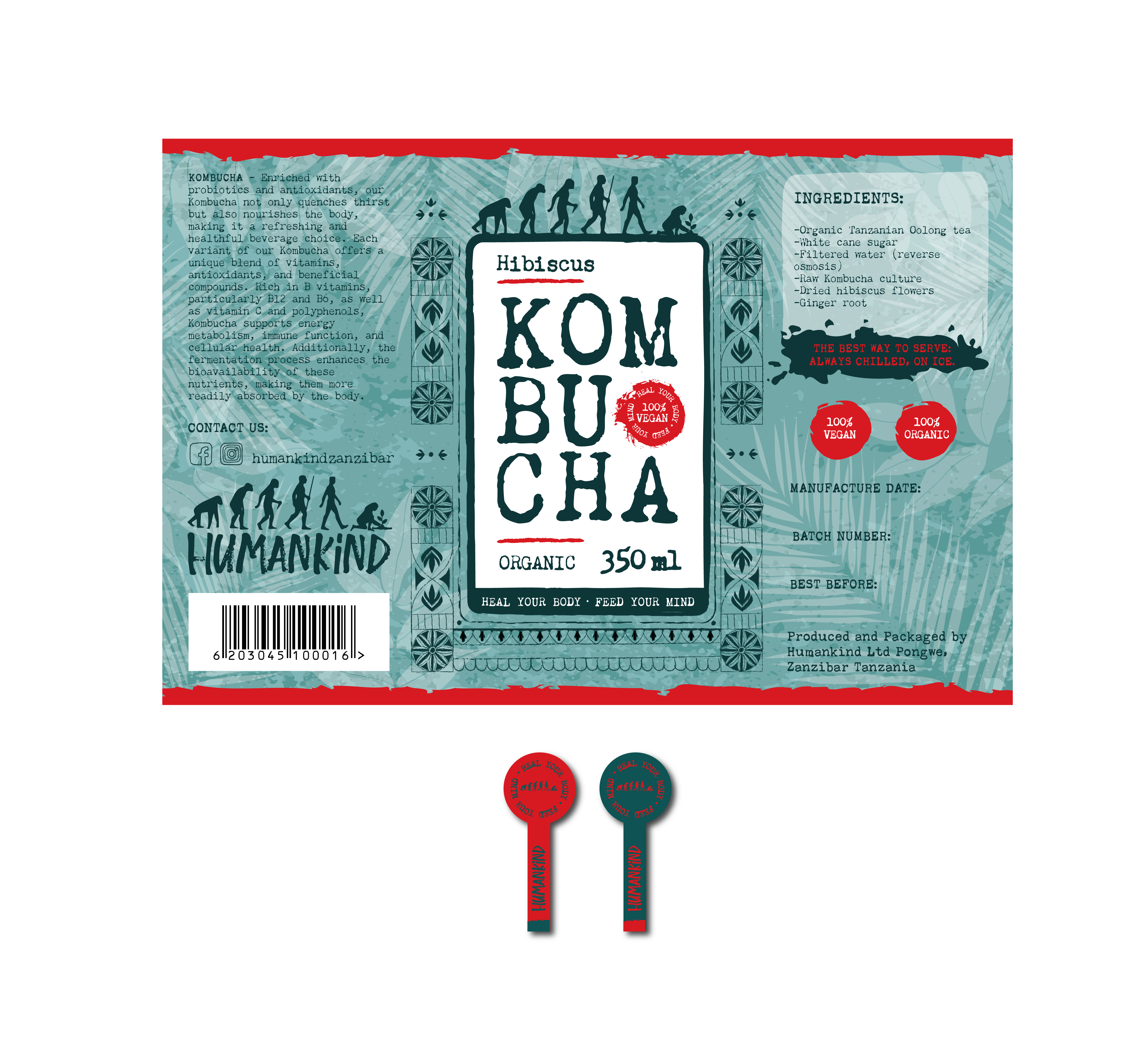 Label Design by Karina Cavaco for Humankind Ltd | Design #32475456