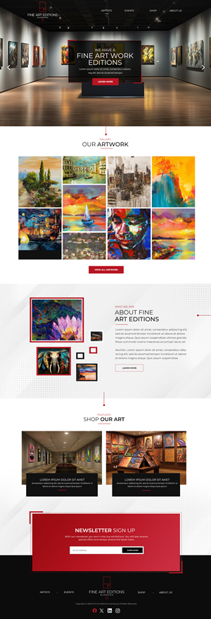 Web-Design von Blue Sparrow für dieses Projekt | Design: #32489489