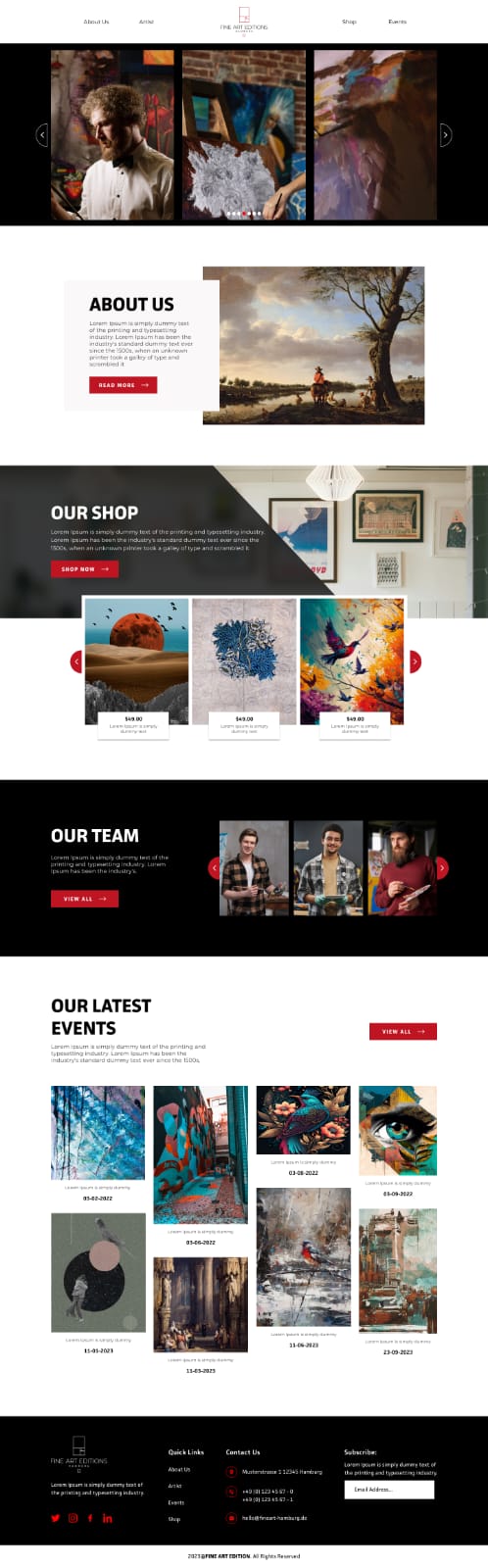 Web Design by Hafsa Fatymah for this project | Design #32482944