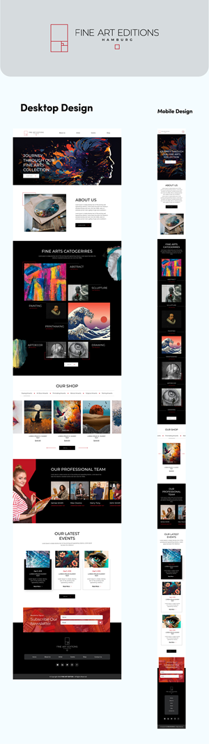 Web Design by Hafsa Fatymah for this project | Design #32651031