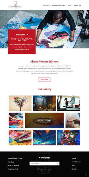 Web Design by pb for this project | Design: #32407044