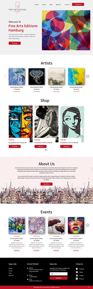 Web Design by pb for this project | Design #32407046
