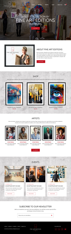 Web-Design von Atom für dieses Projekt | Design: #32516638