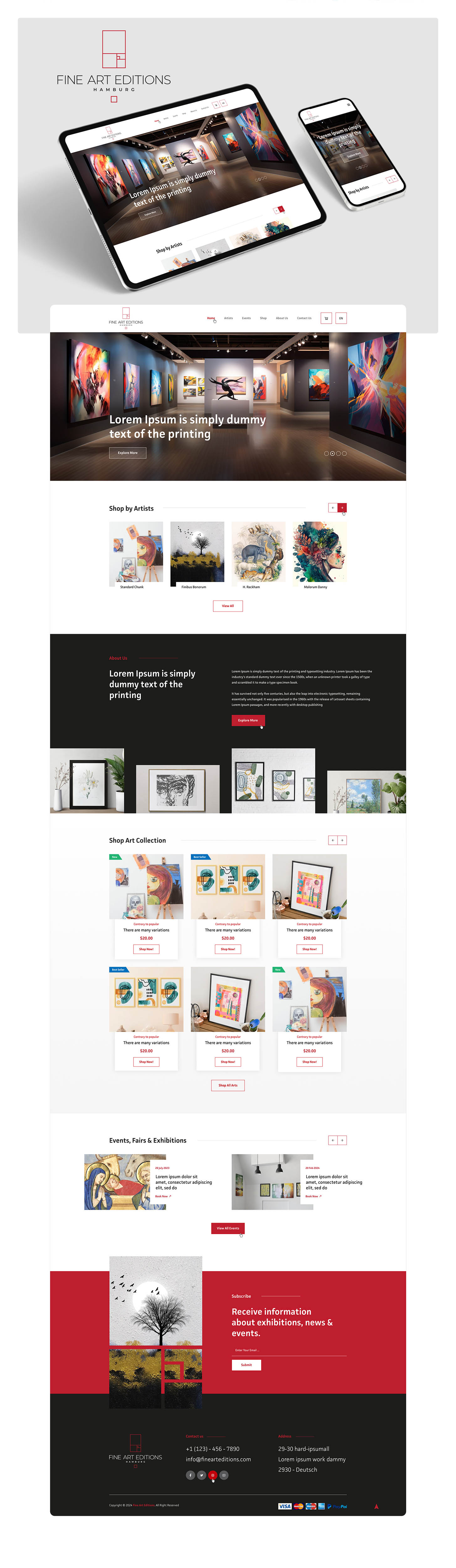 Web Design by Ved Web Services for this project | Design #32455610