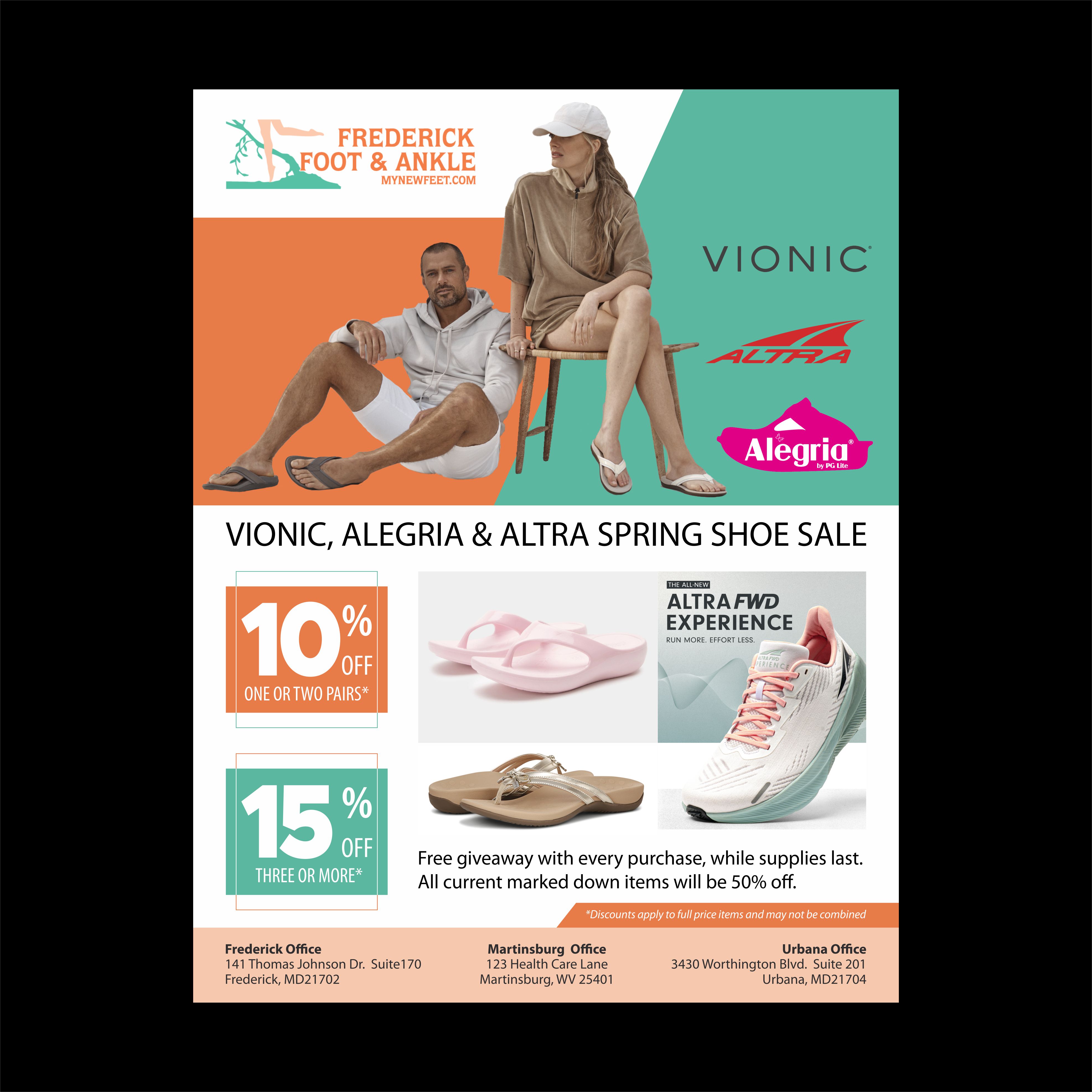 Flyer Design by nng for Frederick Foot & Ankle | Design #32402819