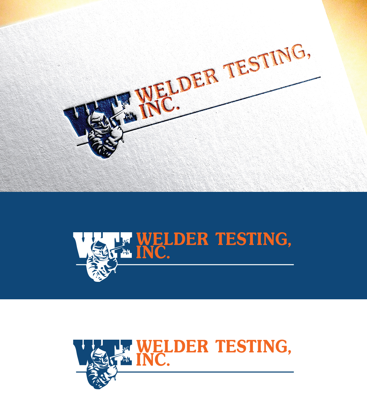 Logo Design by step forward 2 for Welder Testing, Inc. | Design #32405081