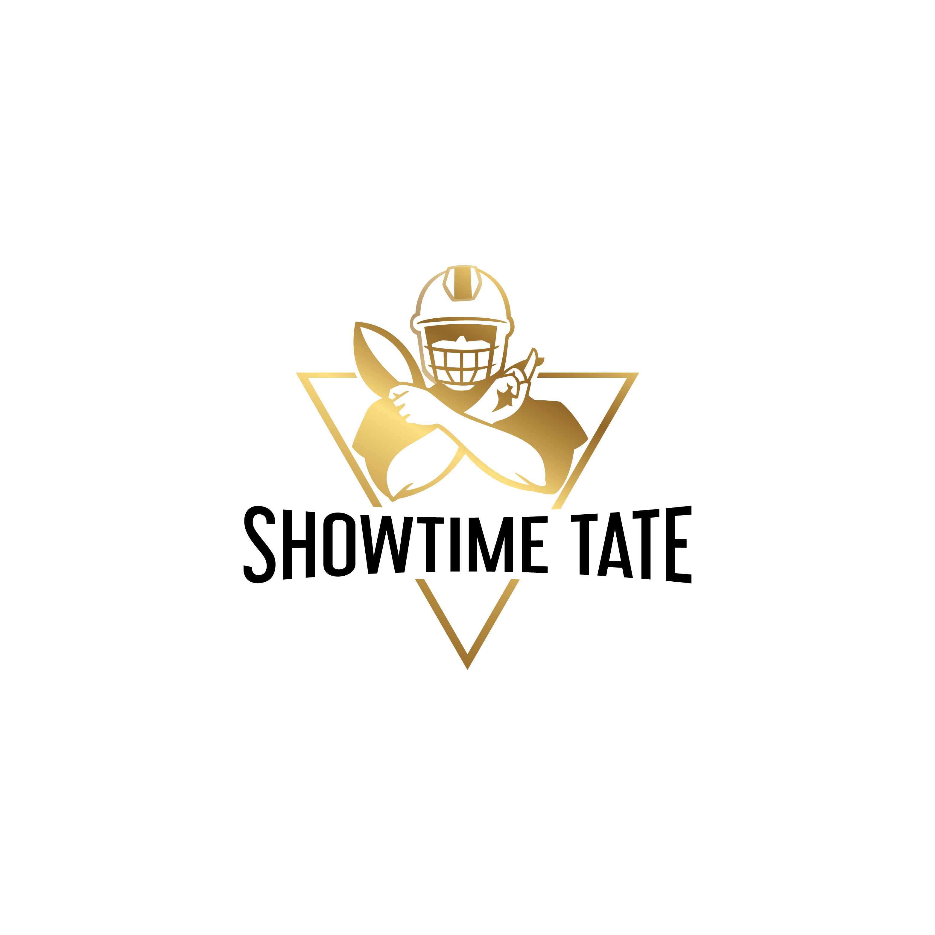 Masculine, Bold Logo Design for ShowtimeTate OR Golden Tate options ...
