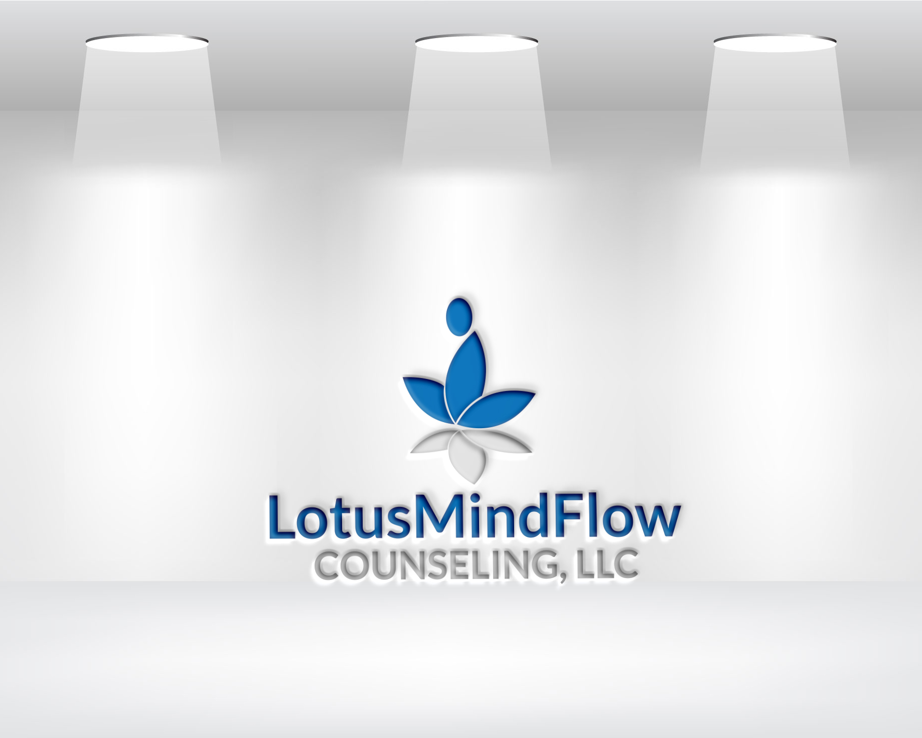 Logo Design by Daniel Khan for LotusMindFlow Counseling | Design #32405516