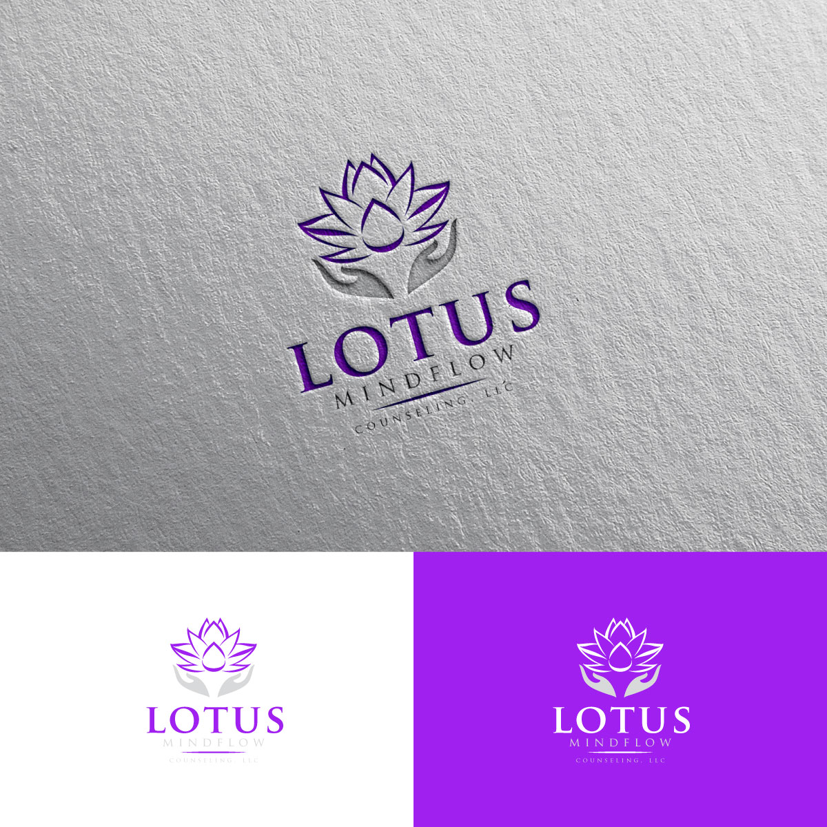 Logo Design by chris Ray for LotusMindFlow Counseling | Design #32405962