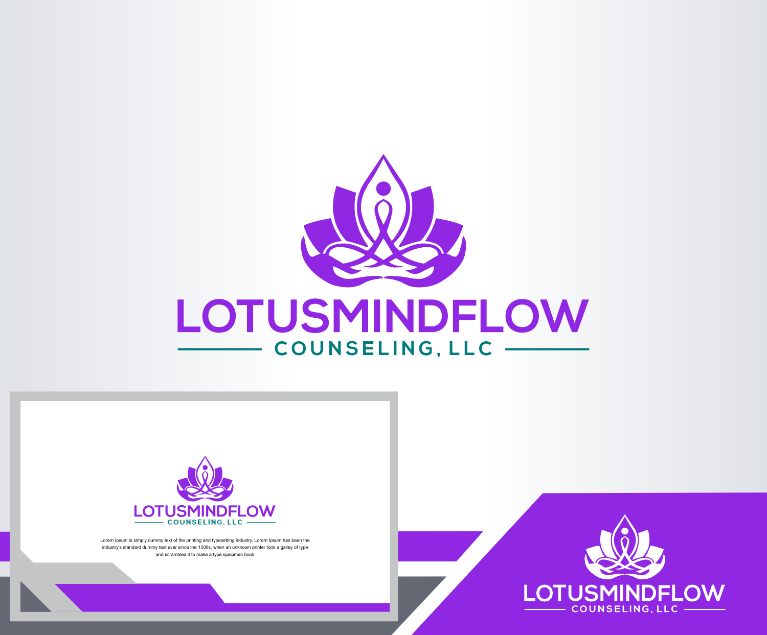 Logo Design by cah awu for LotusMindFlow Counseling | Design #32406143