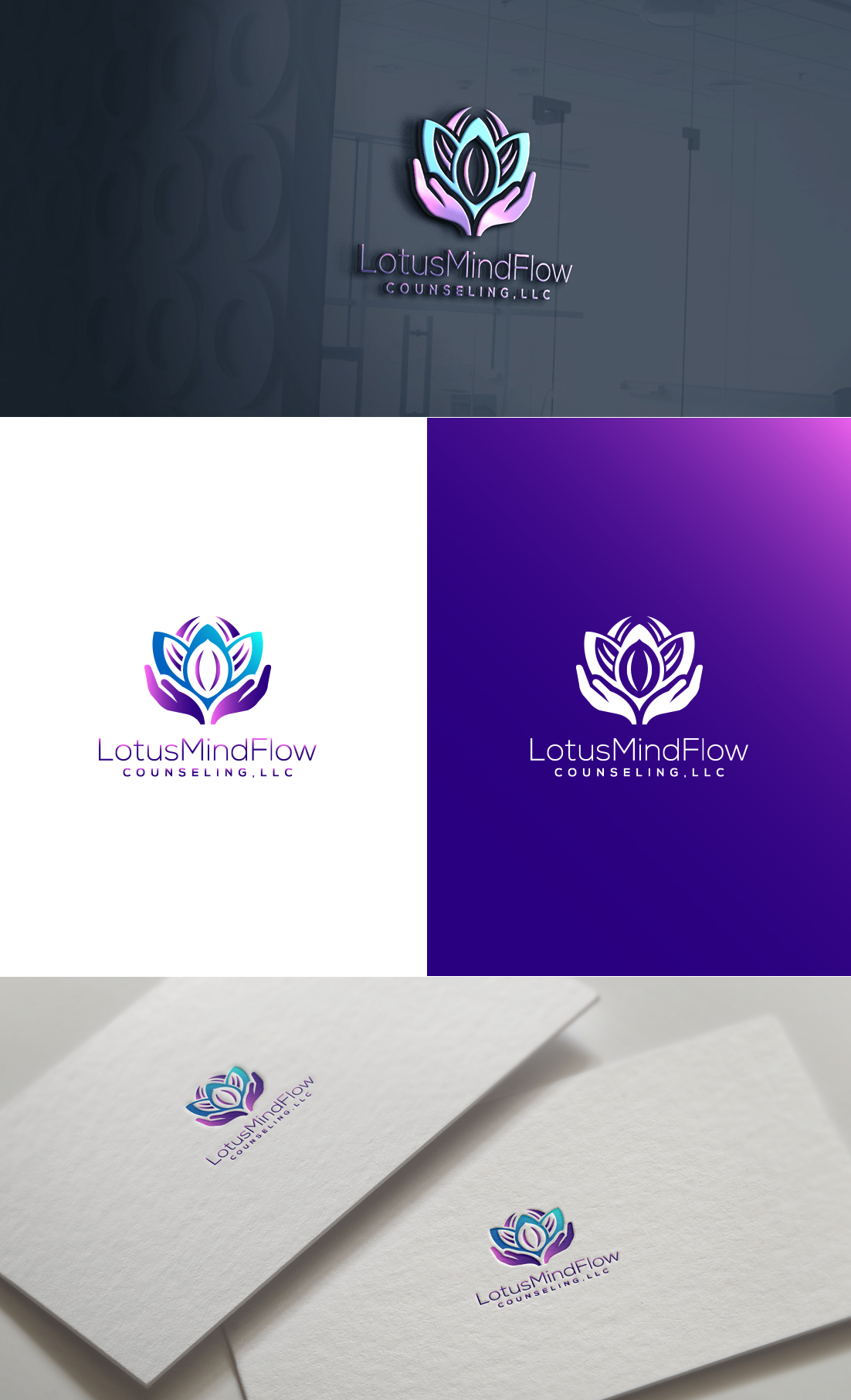 Logo Design by GLDesigns for LotusMindFlow Counseling | Design #32407534