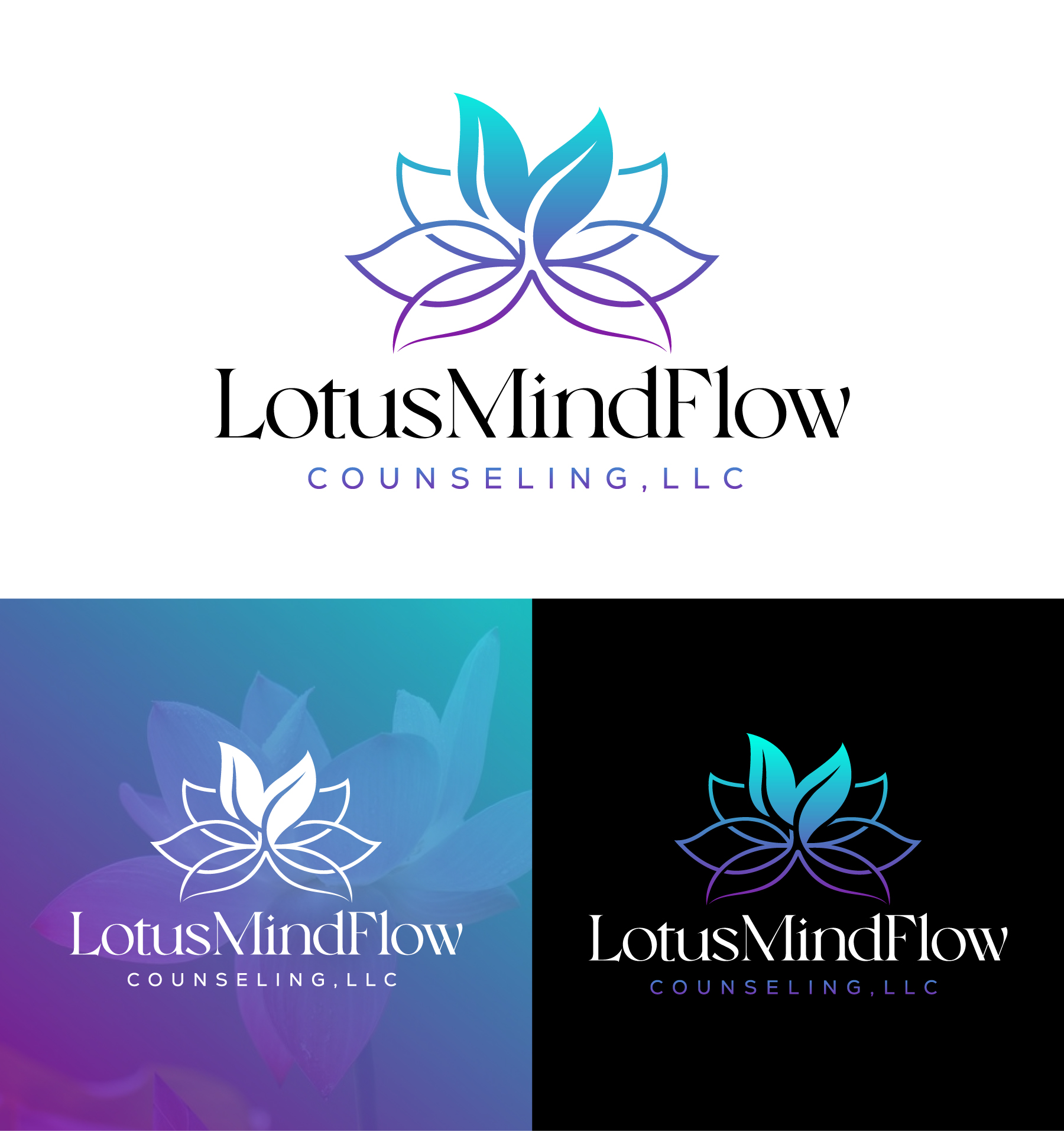 Logo Design by debdesign for LotusMindFlow Counseling | Design #32420897