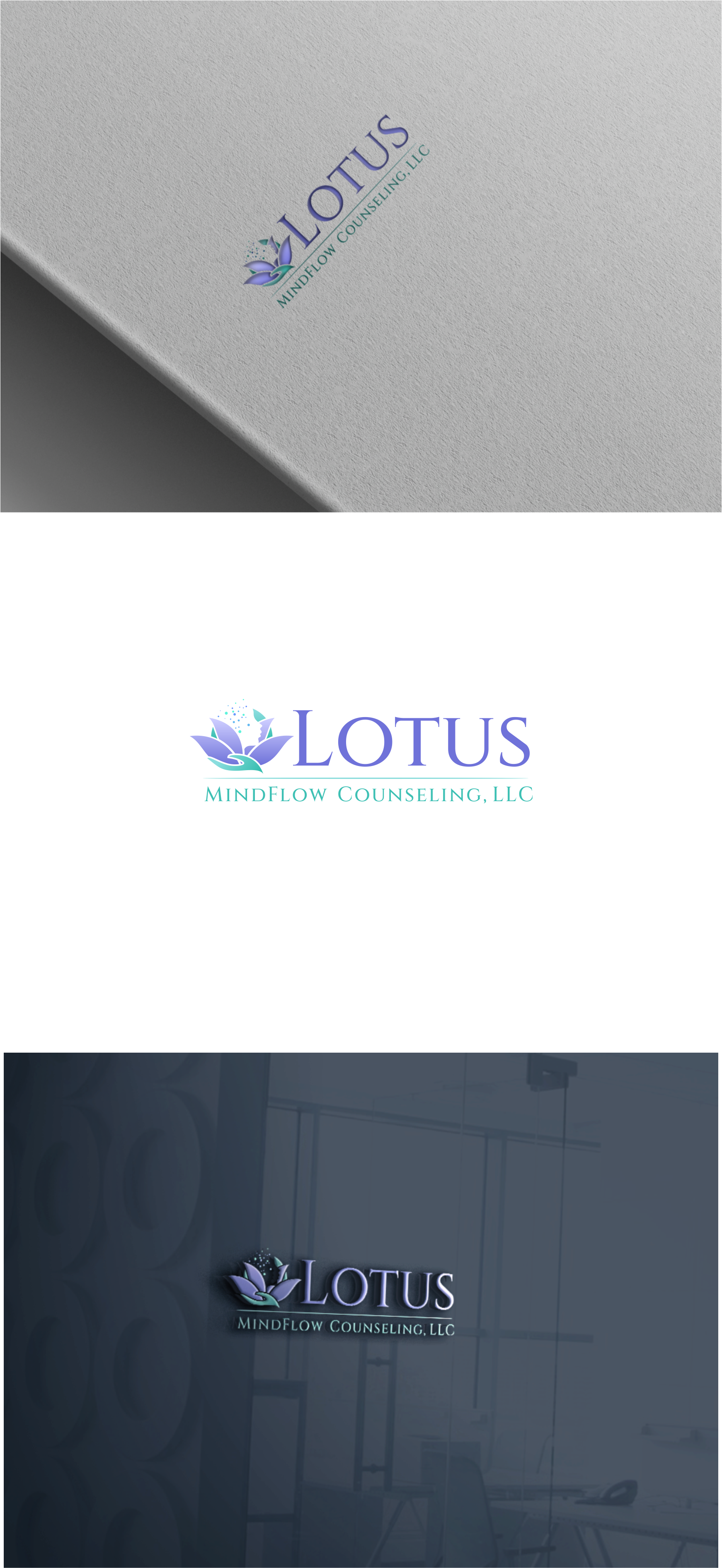 Logo Design by *mary for LotusMindFlow Counseling | Design #32417140