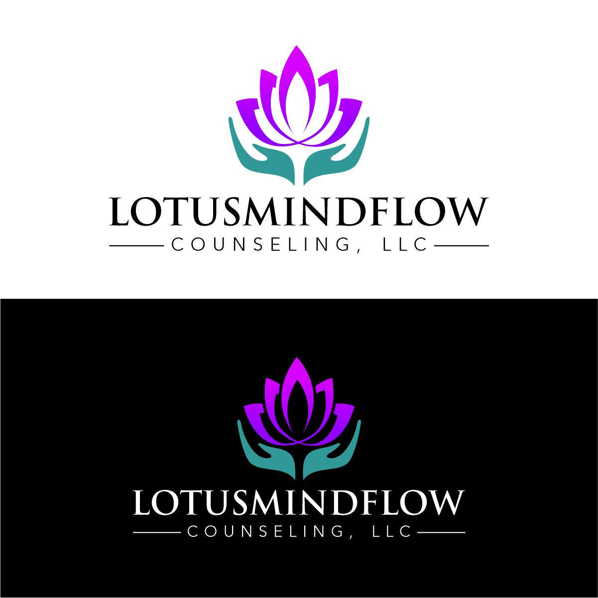 Logo Design by creative.bugs for LotusMindFlow Counseling | Design #32411945