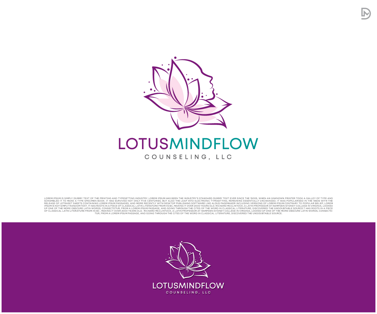 Logo-Design von D_Mantra für LotusMindFlow Counseling | Design #32408454
