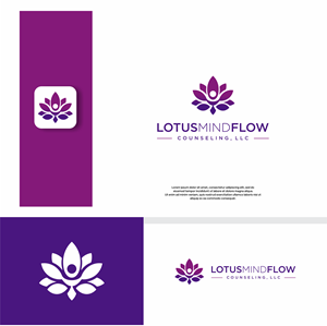 Logo Design by DesignFirst for LotusMindFlow Counseling | Design: #32409248