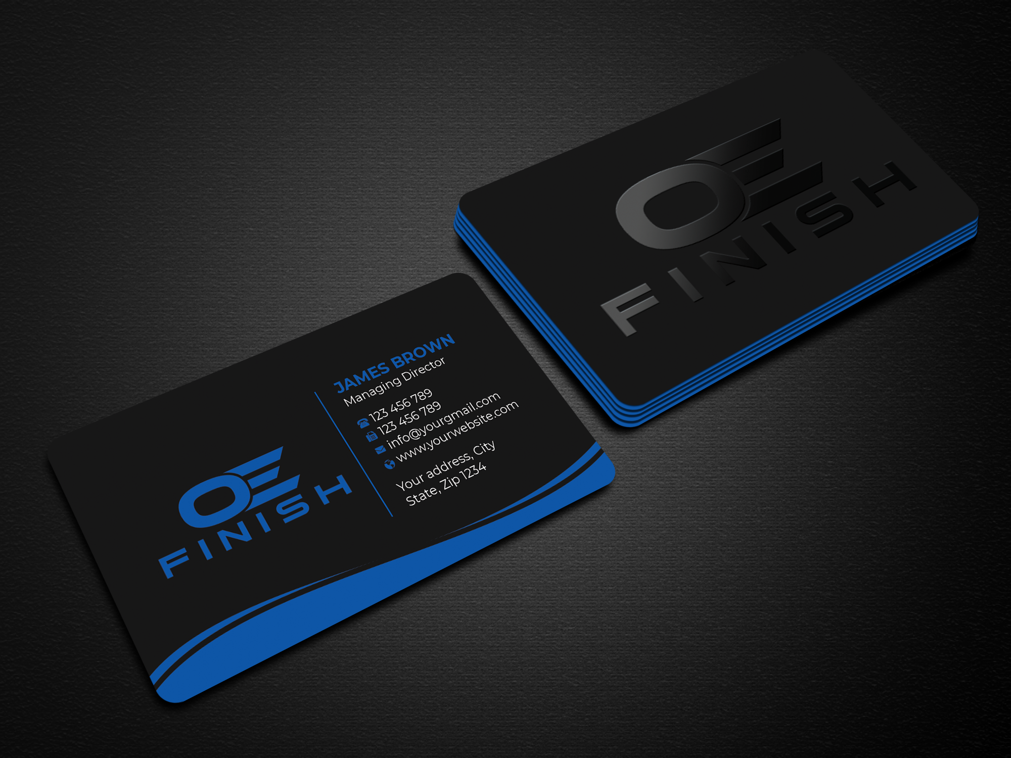 Business Card Design by Expert Bappy for OE FINISH | Design #32408724