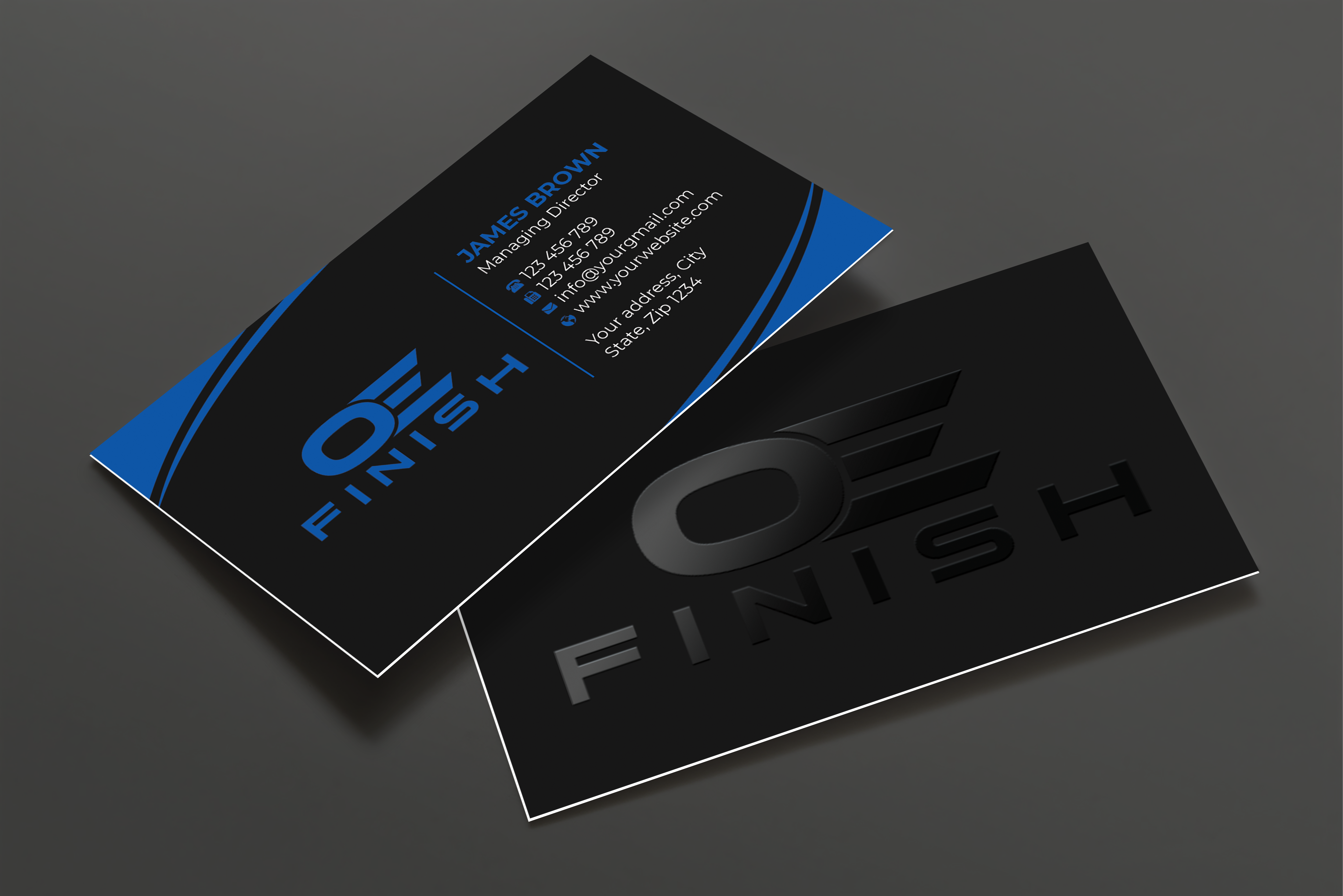 Diseño de Tarjeta de Presentación por Expert Bappy para OE FINISH | Diseño #32408774