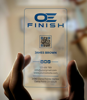 Design de Carte de Visite par Expert Bappy pour OE FINISH | Design : #32408832