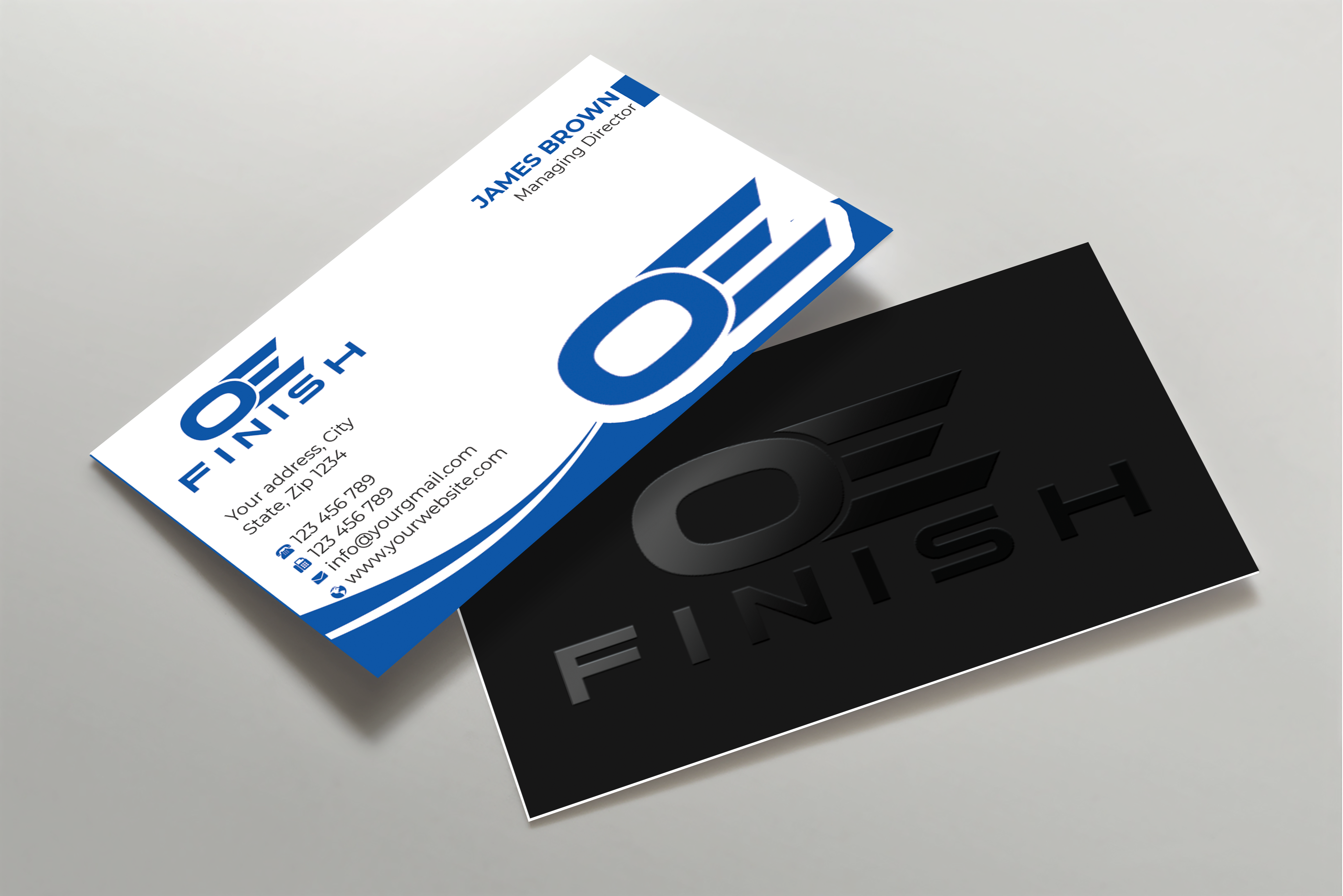 Business Card Design by Expert Bappy for OE FINISH | Design #32408928