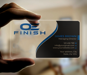 Business Card Design by Expert Bappy for OE FINISH | Design: #32408995