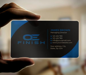 Business Card Design by Expert Bappy for OE FINISH | Design: #32409983