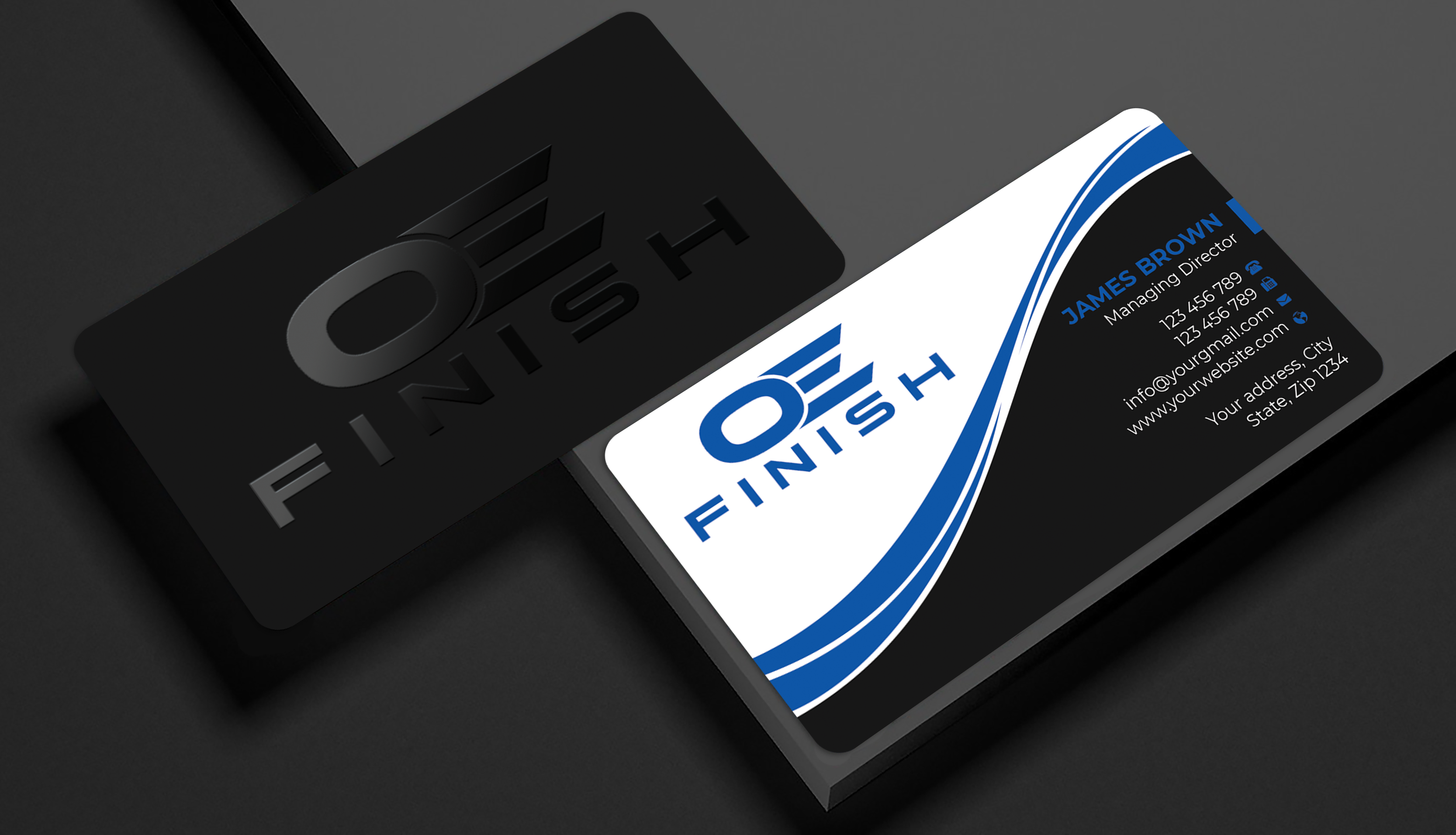 Diseño de Tarjeta de Presentación por Expert Bappy para OE FINISH | Diseño #32410025
