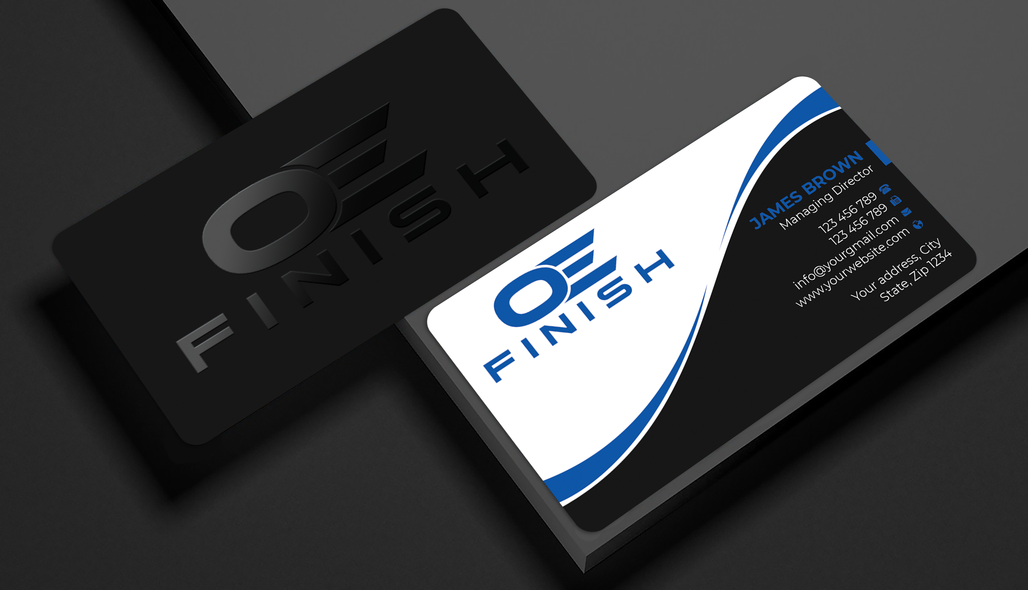 Diseño de Tarjeta de Presentación por Expert Bappy para OE FINISH | Diseño #32410026