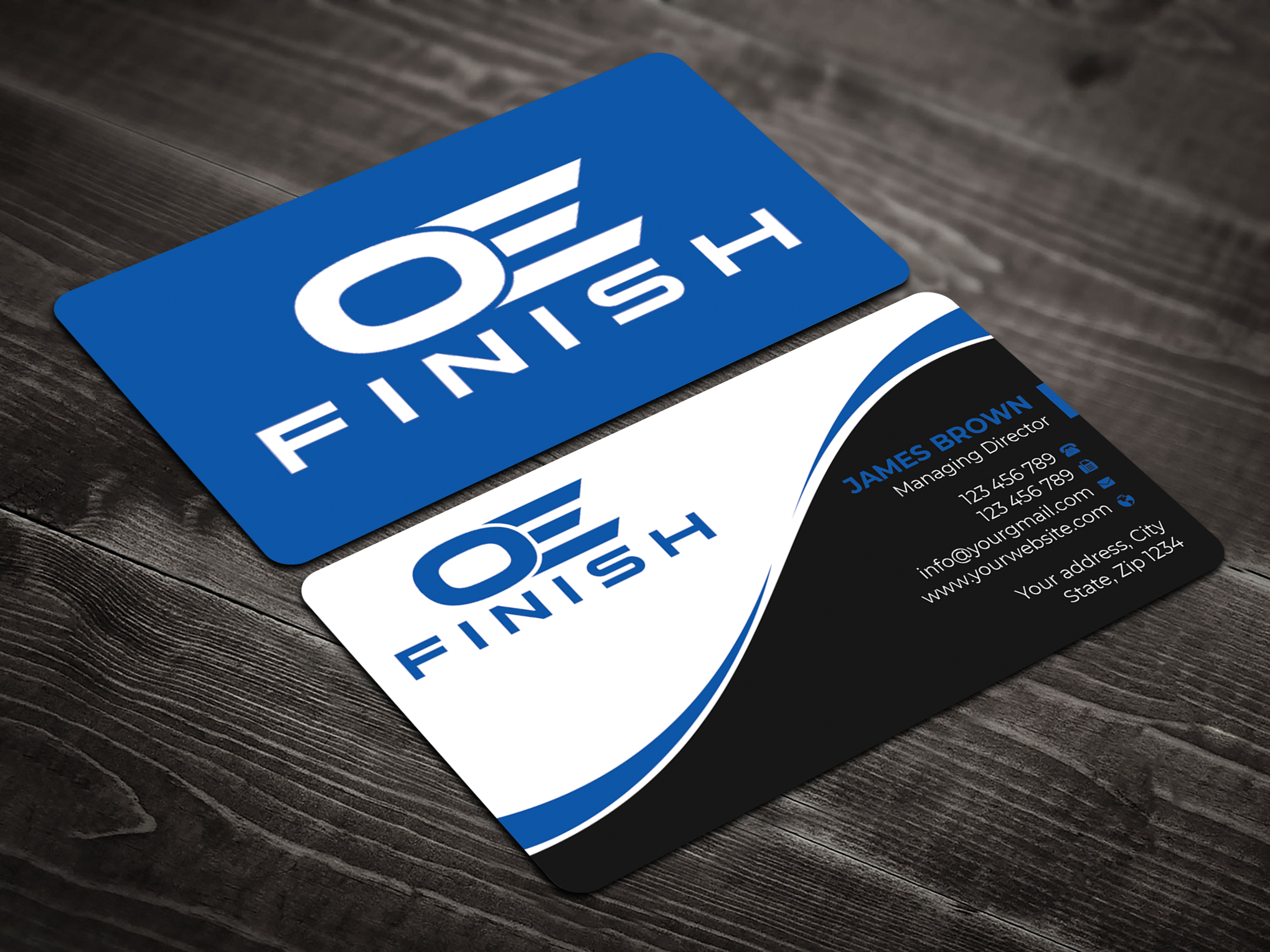 Diseño de Tarjeta de Presentación por Expert Bappy para OE FINISH | Diseño #32410038