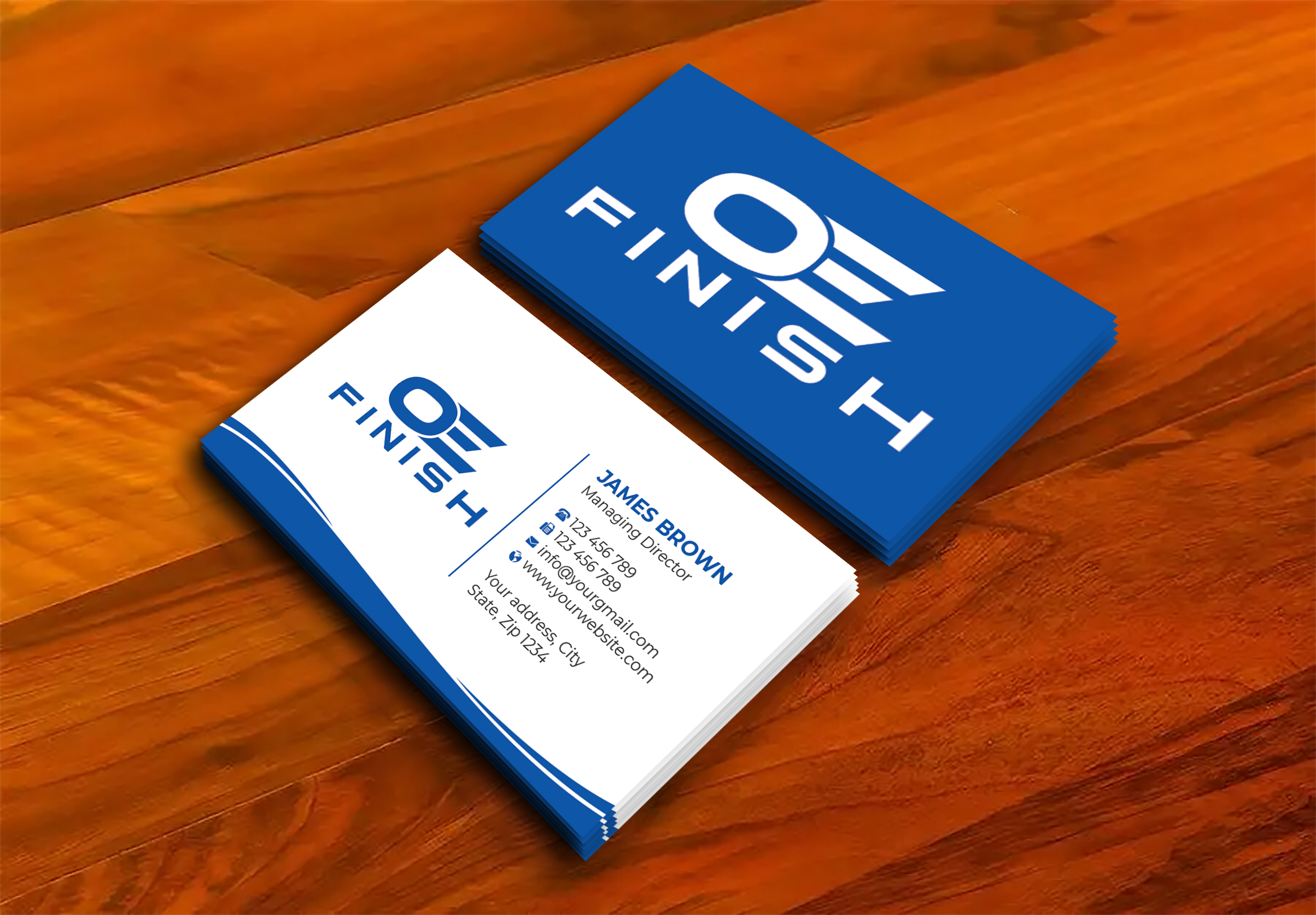 Diseño de Tarjeta de Presentación por Expert Bappy para OE FINISH | Diseño #32410669