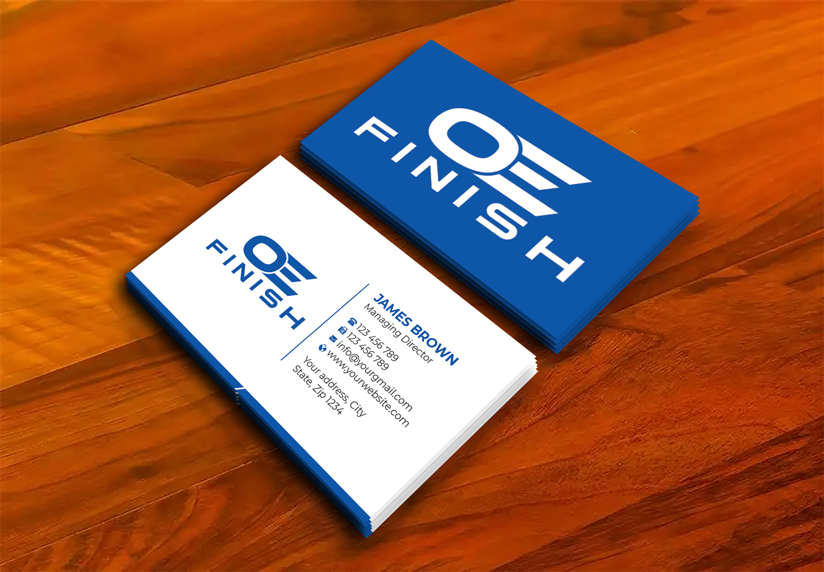 Diseño de Tarjeta de Presentación por Expert Bappy para OE FINISH | Diseño #32410670