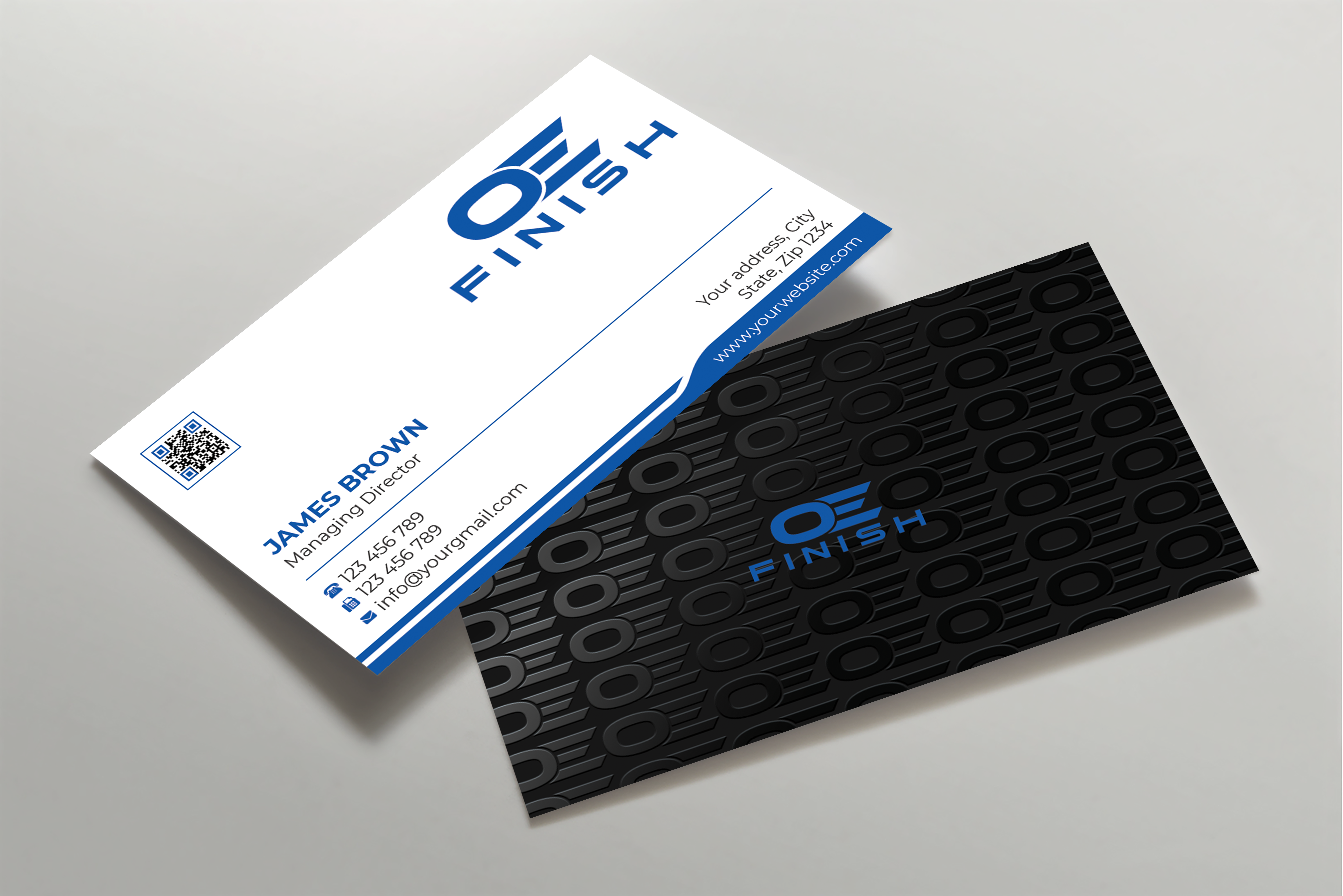 Business Card Design by Expert Bappy for OE FINISH | Design #32410752