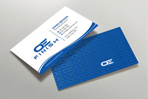 Diseño de Tarjeta de Presentación por Expert Bappy para OE FINISH | Diseño: #32410788